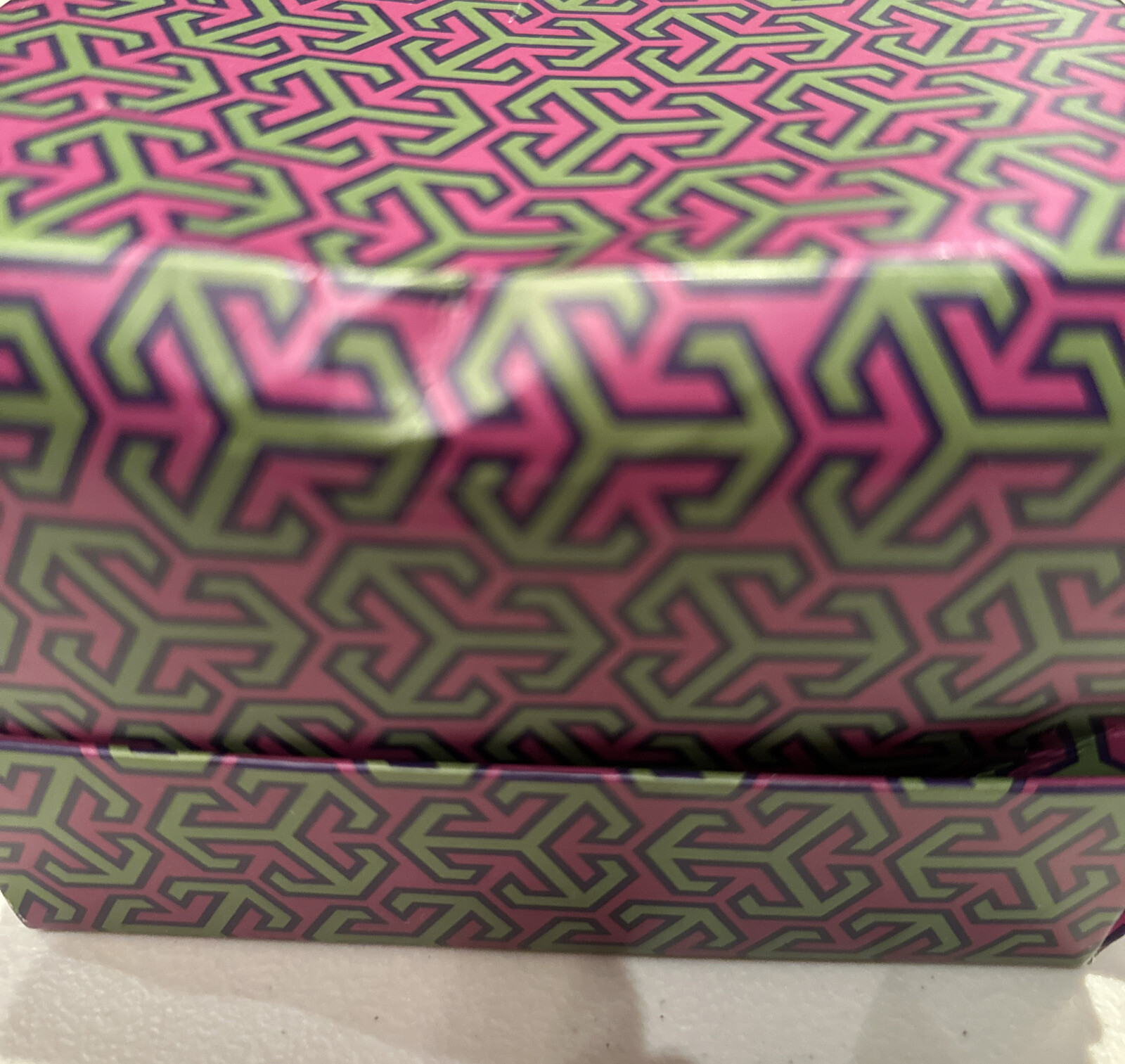 Tory Burch Purple TB Logo Empty Shoe Box Gift Box Good Condition