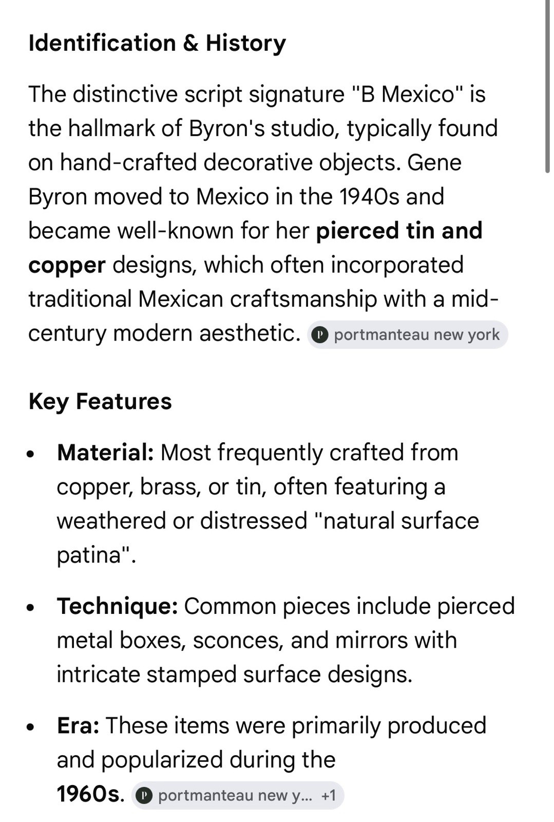 MID CENTURY GENE BYRON TRINKET DISH 6” SIGNED MEXICAN STUDIO ART COLLECTIBLE