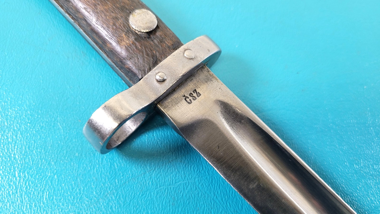 WWII Czechoslovakia Czech Rifle Bayonet + Scabbard CSZ 23 TR994