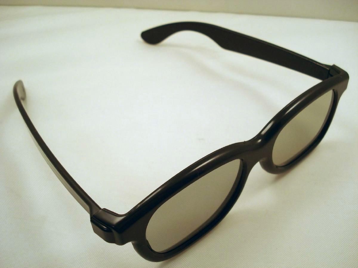 4 Pair Passive 3D Glass with Polarized Plastic Lenses for Vizio LG 3D glasses