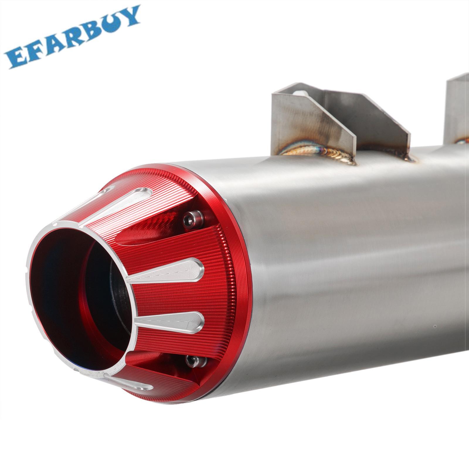 Full System Exhaust Pipe for Yamaha Raptor 700 700R YFM700RSE Aluminum Muffler