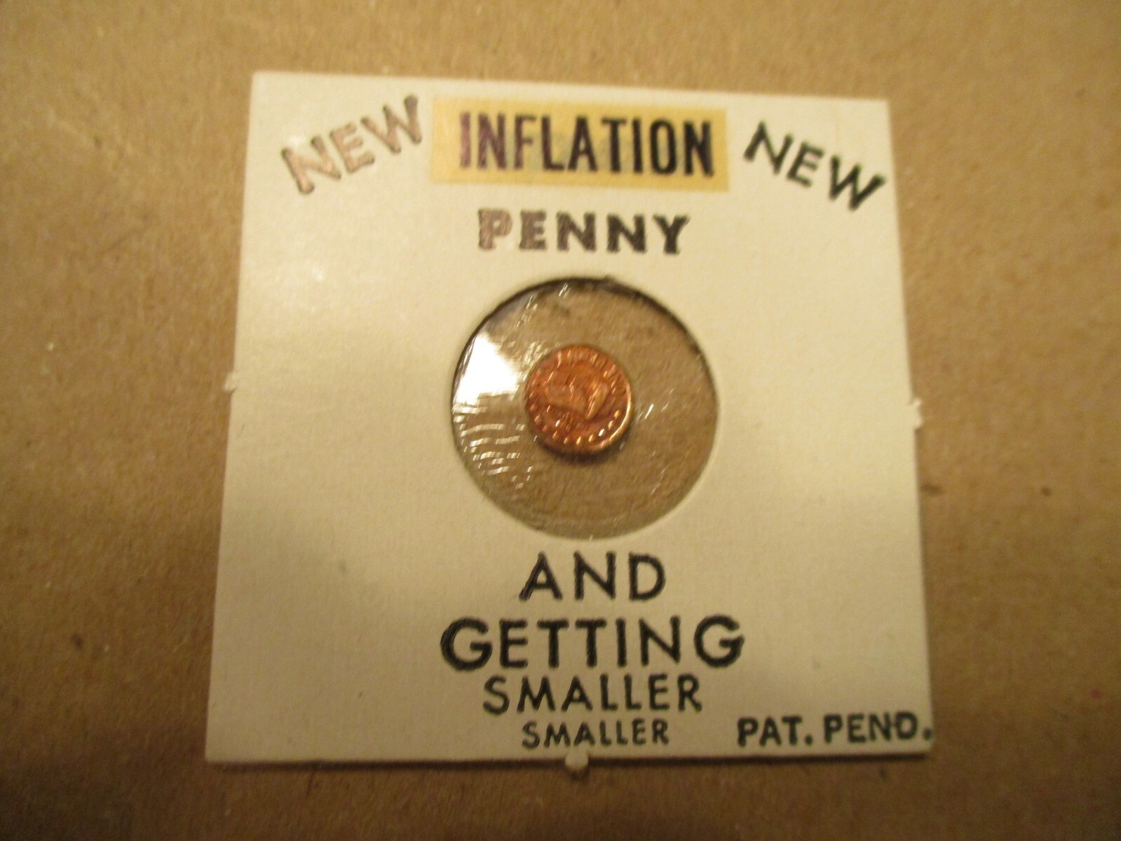 Richard Nixon Inflation Penny Cent 1974 Coin Campaign Presidential President 1c