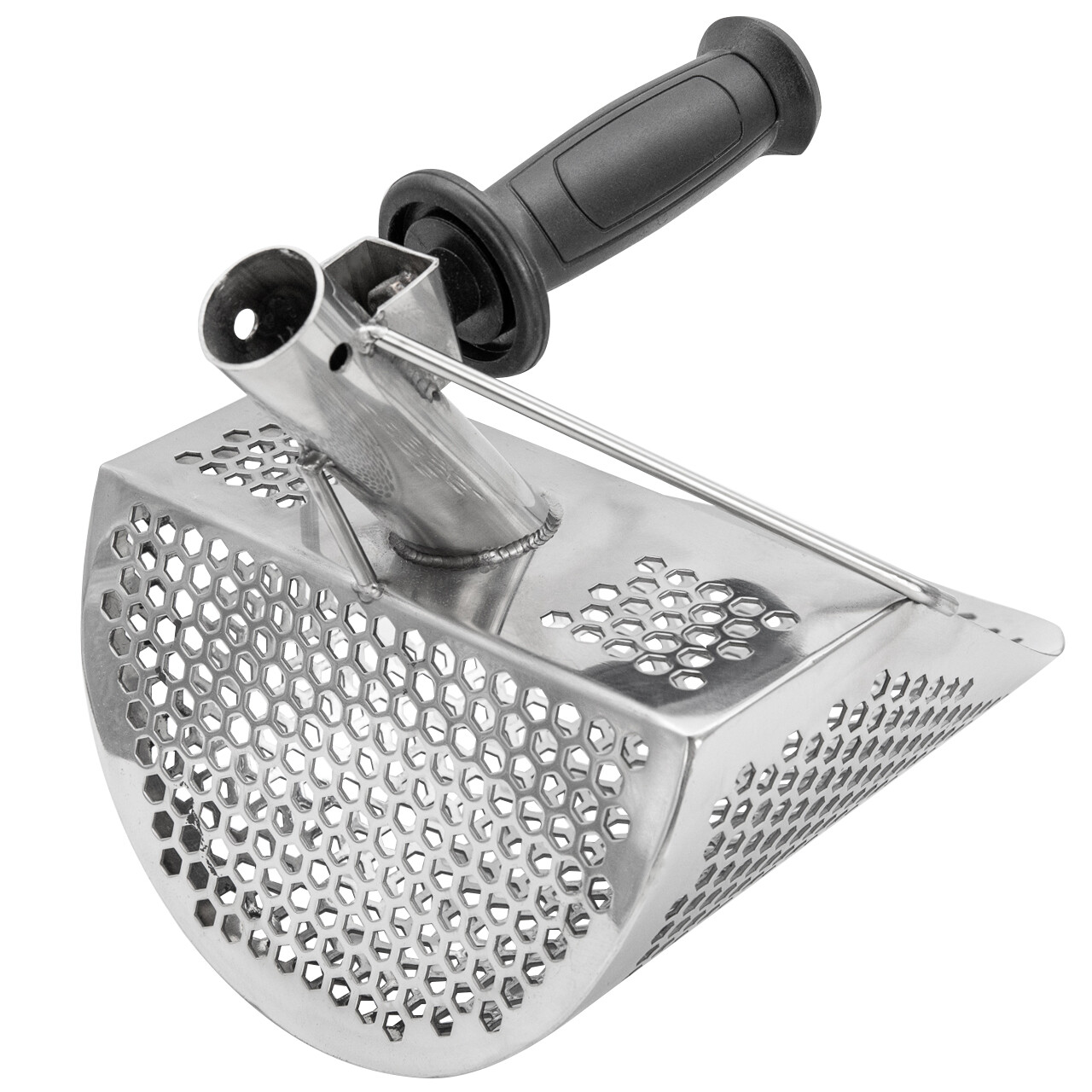 CKG Beach Sand Scoop Metal Detector Shovel Sifter Long Carbon Fiber Handle Pole