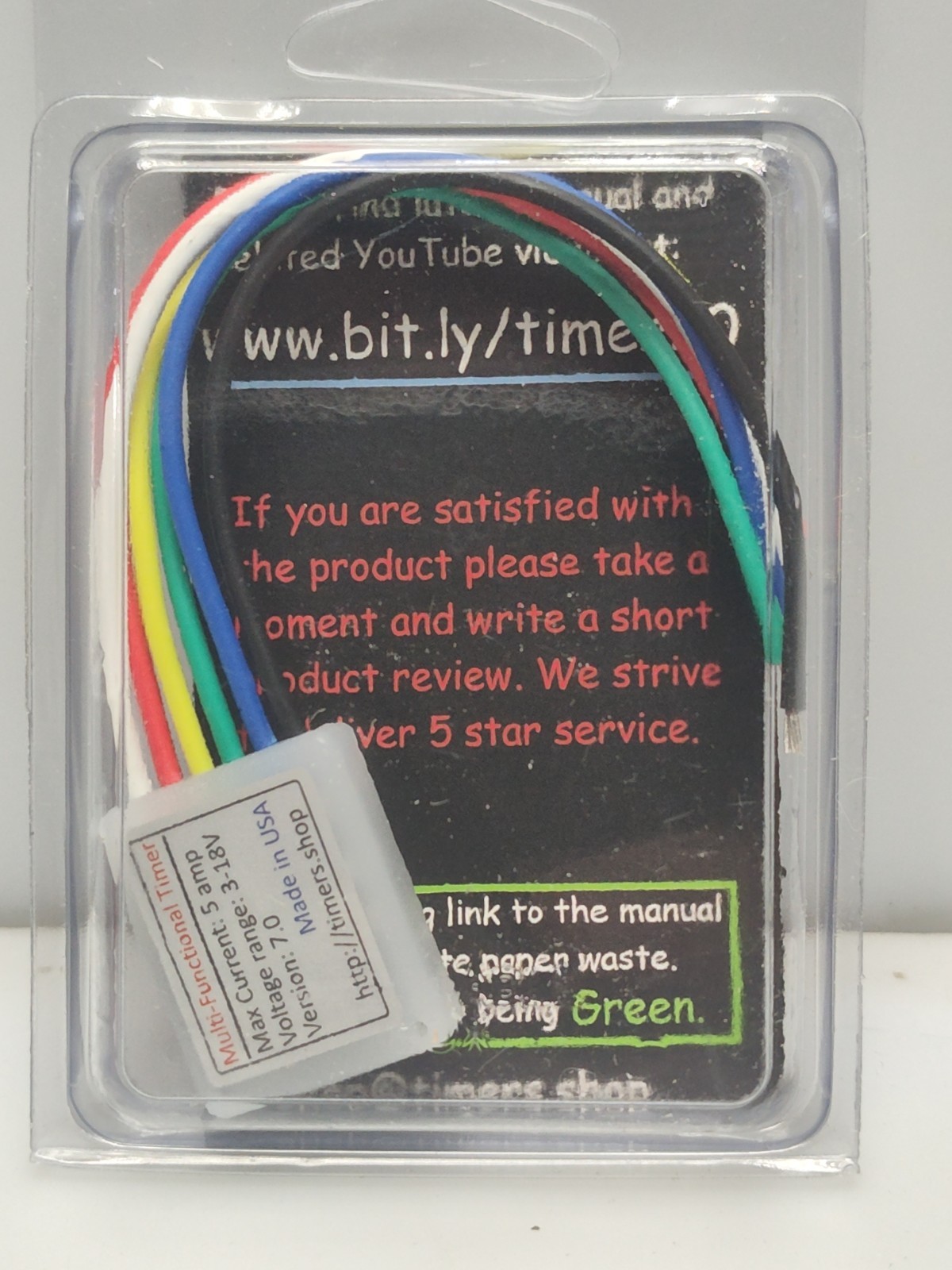 Multi-Functional 3V-18V Time Delay Relay Timer V7 – 5A Module