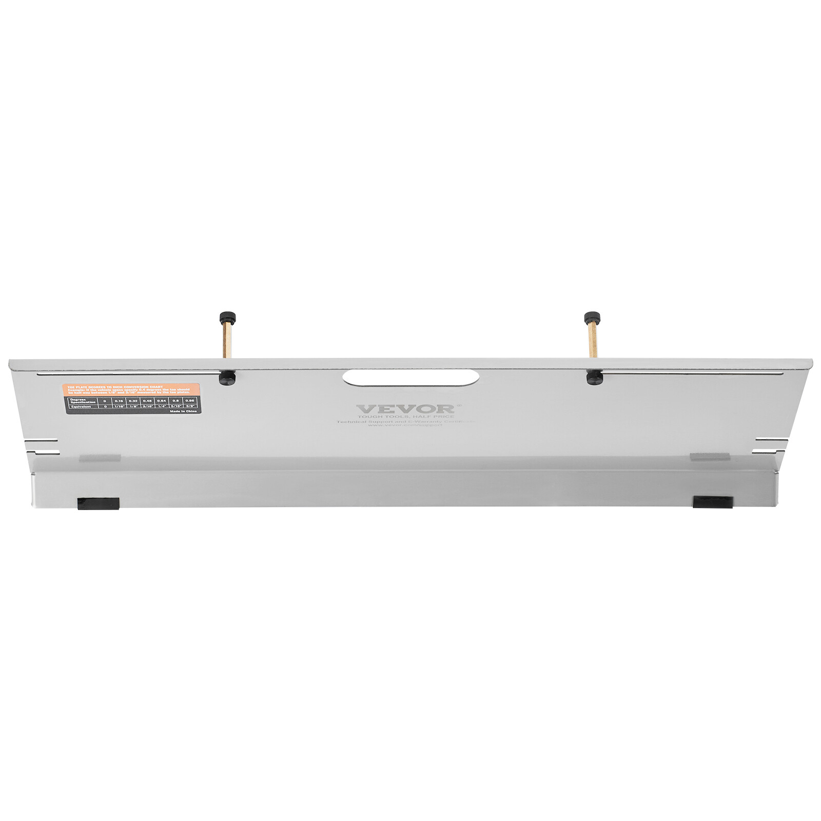 VEVOR Wheel Alignment Tool Toe Plates Accurate Measure Tape And Conversion Chart