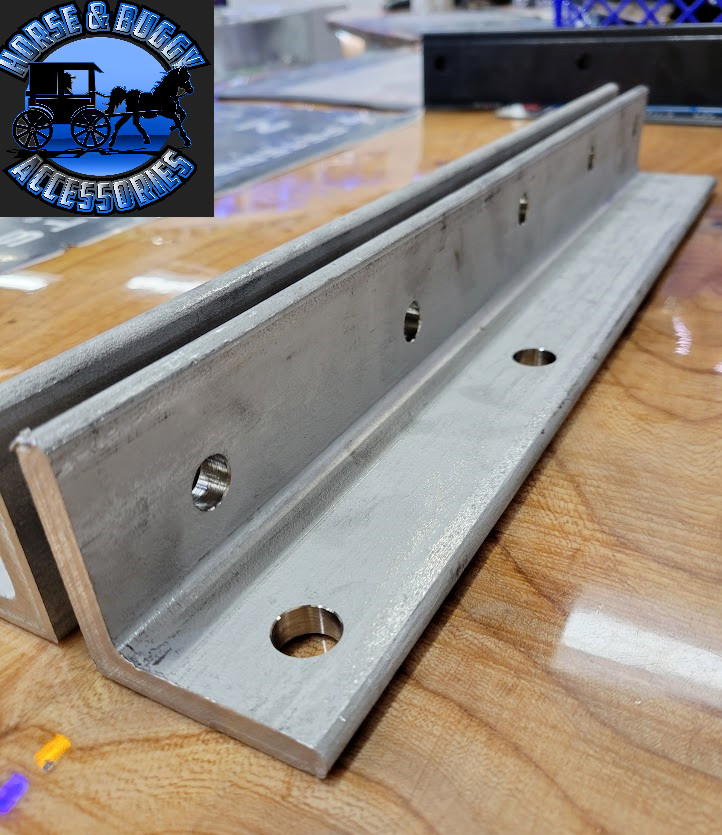 stainless Peterbilt 379 389  Mounting Brackets For Battery Or Tool Box pair new