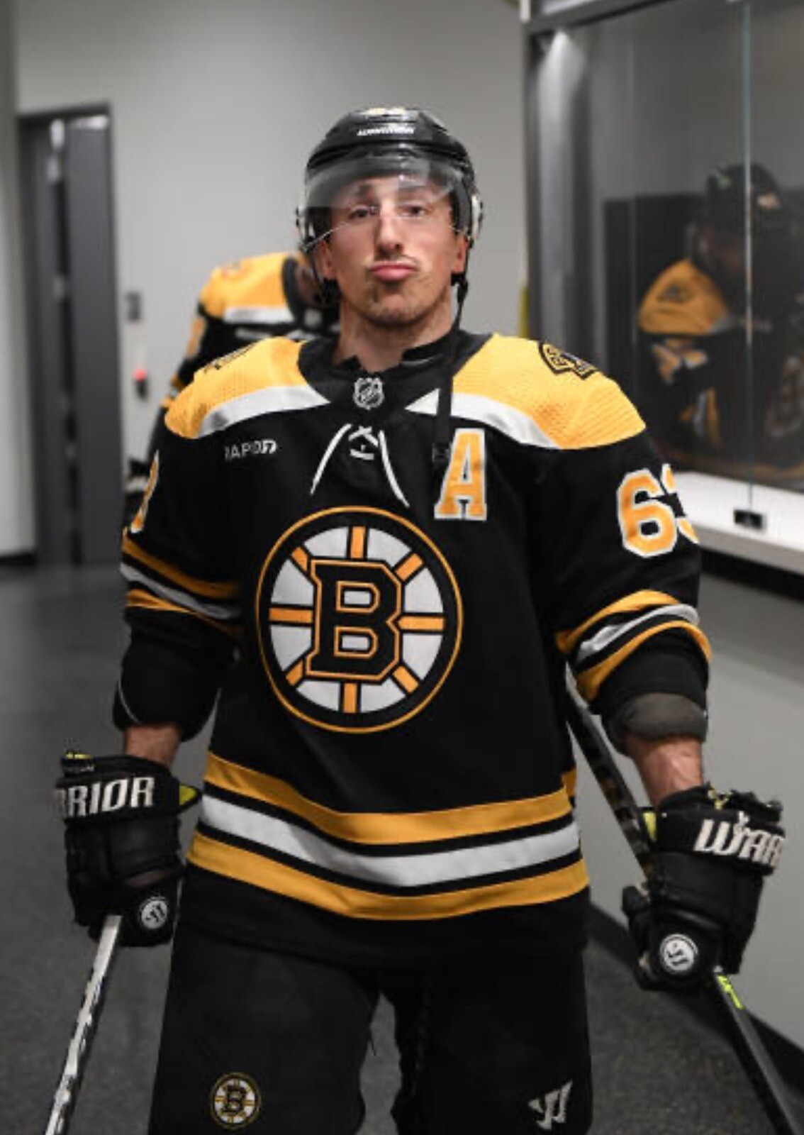 2017-23 Boston Bruins home or alternate black jersey Alternate Captain A Patch