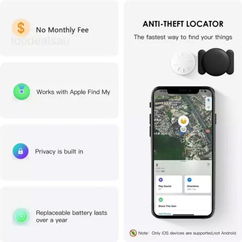 GPS Tracker for Vehicles, Real Time Car Tracking Device, Mini Hidden for iPhone