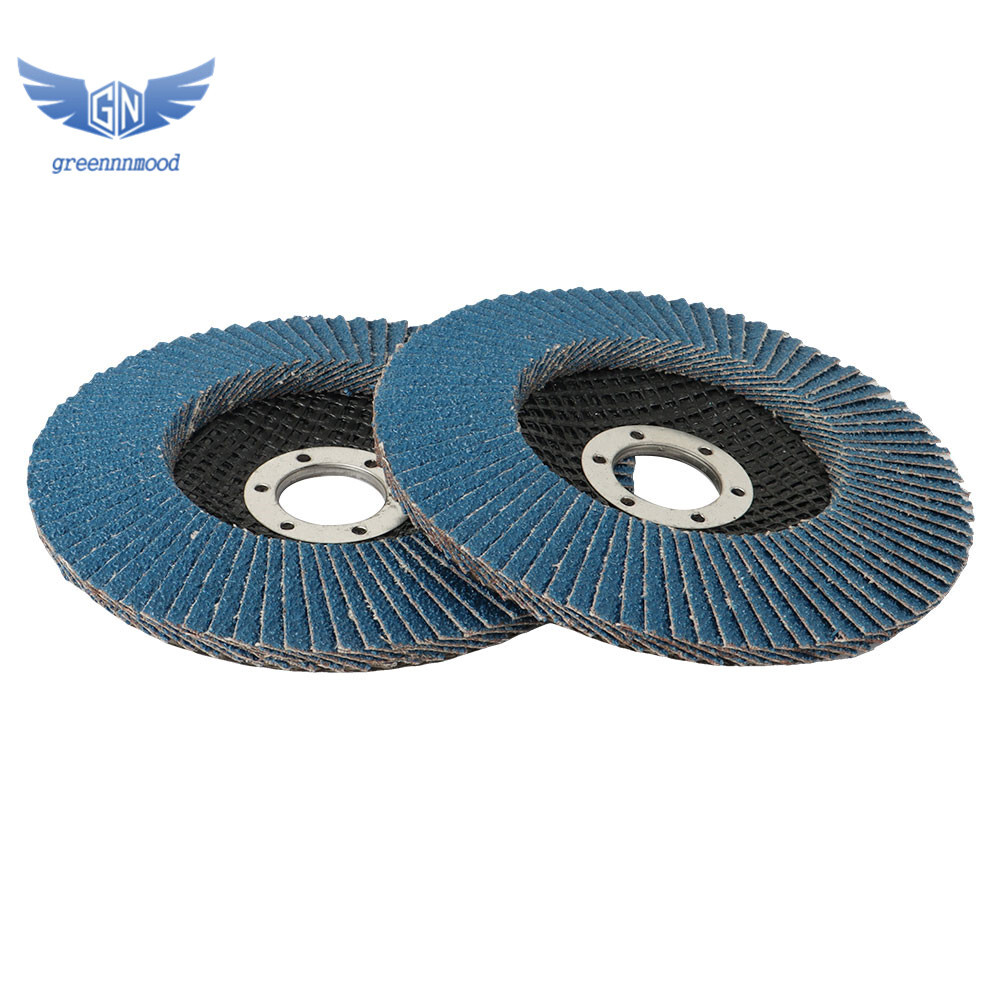 10Pcs 5" Premium Zirconia Flap Disc 40Grit Wheel Angle Grinder Sanding Disk