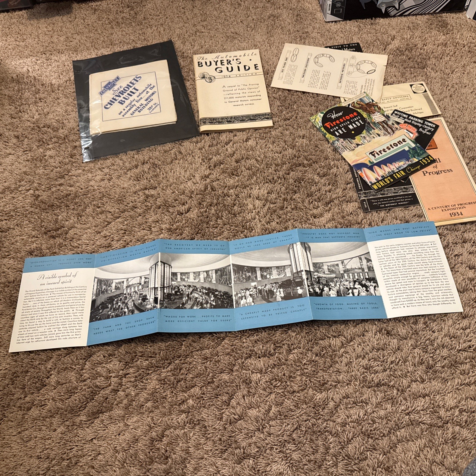 Chevrolet, GM, Ford Vintage Advertising - World’s Fair Century Of Progress