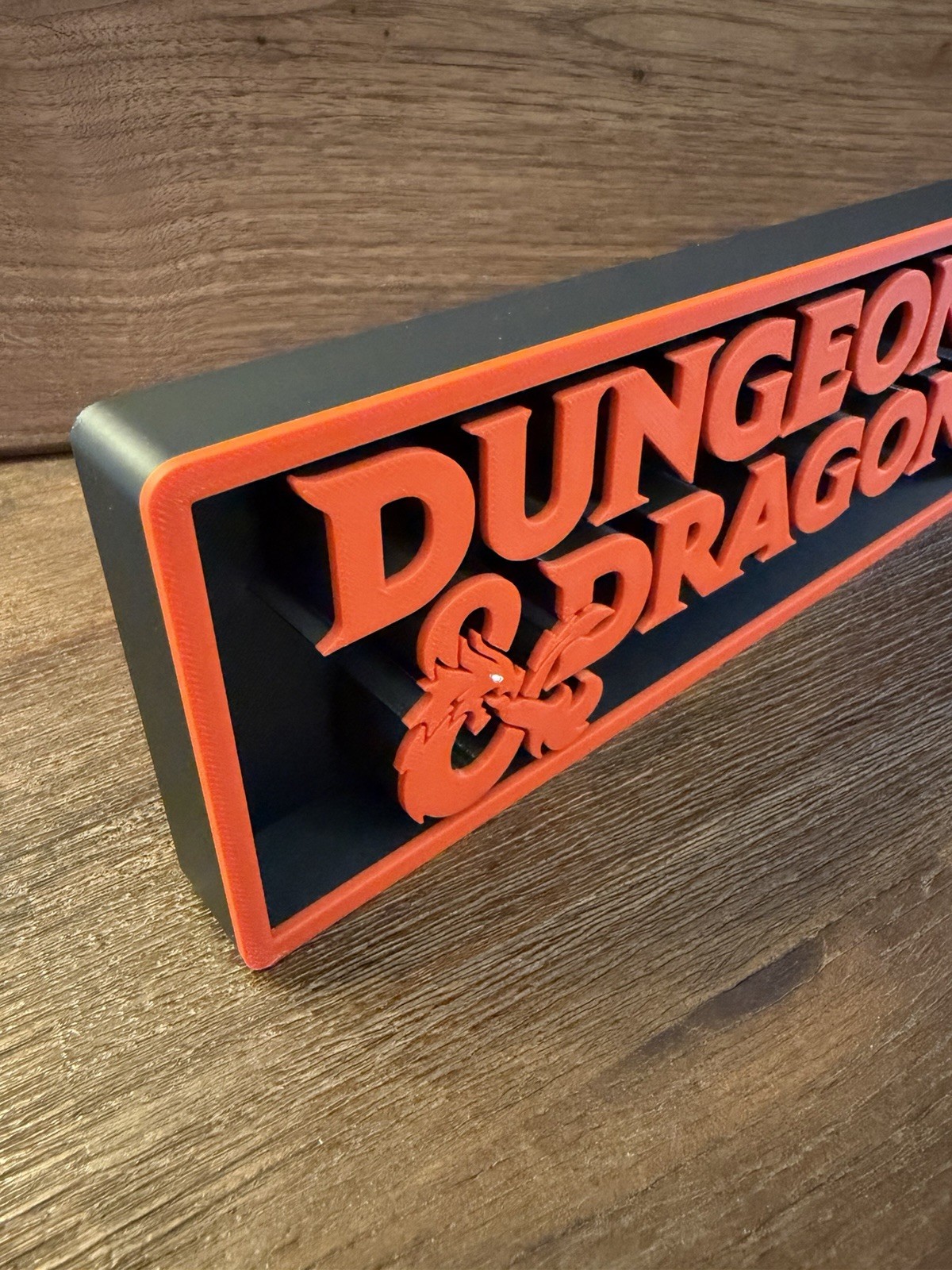 Dungeons & Dragons 3d Cinema Film Sign Box Tabletop RPG Game Room Decor