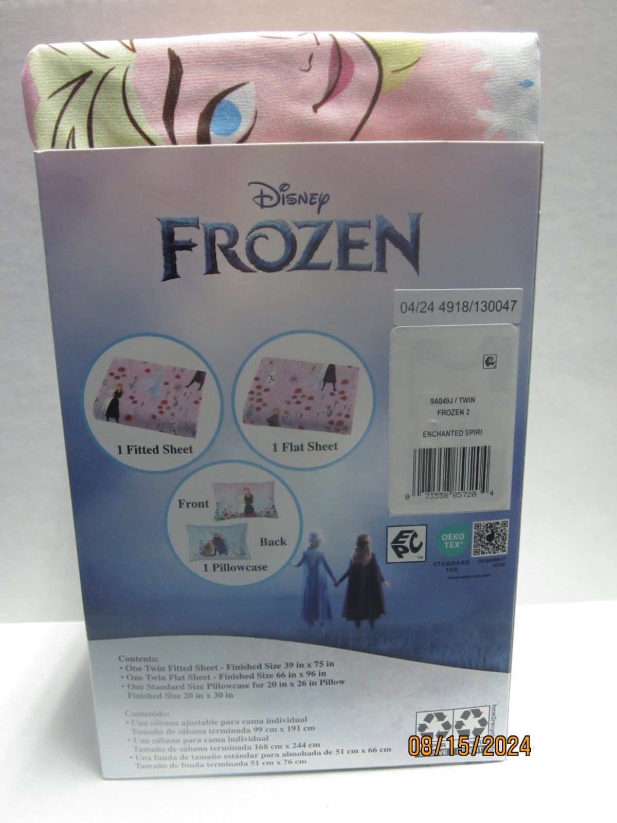 Disney's Frozen 3-Piece "Enchanted Spirit" Twin Sheet Set