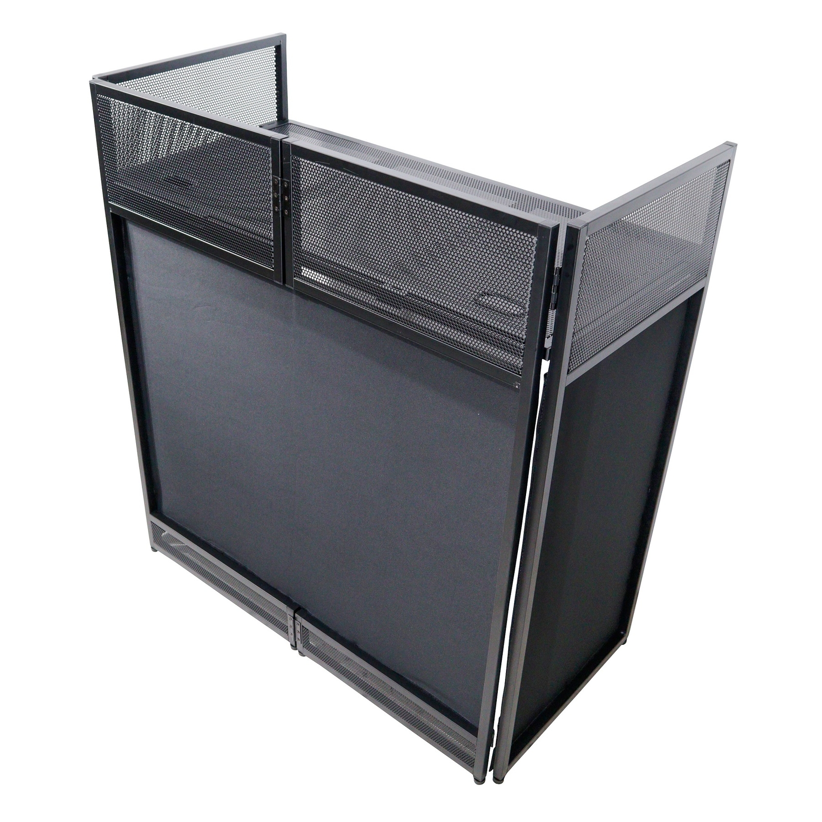 ProX XF-VISTA BL MK2 DJ Facade Table Station White & Black Scrims and Padded Bag