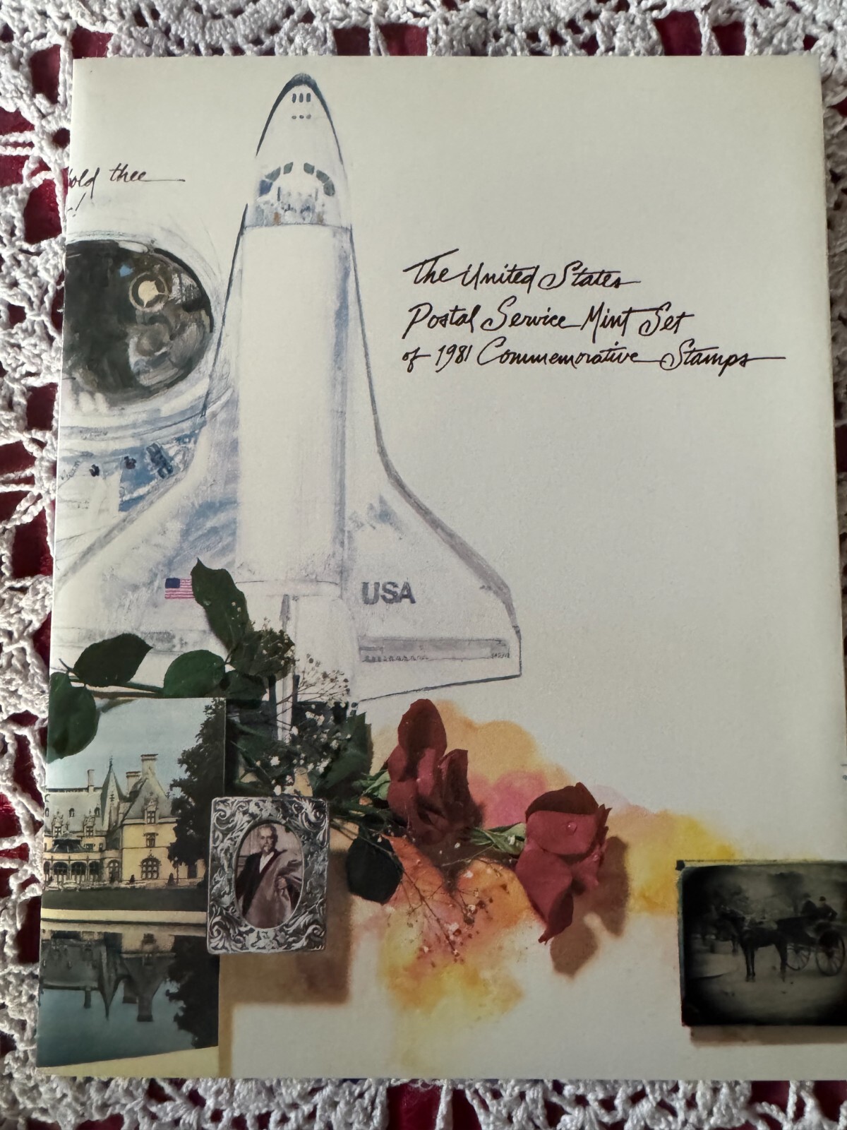 1981 Mint Set of 41 Commemorative Stamps Mounted in Album