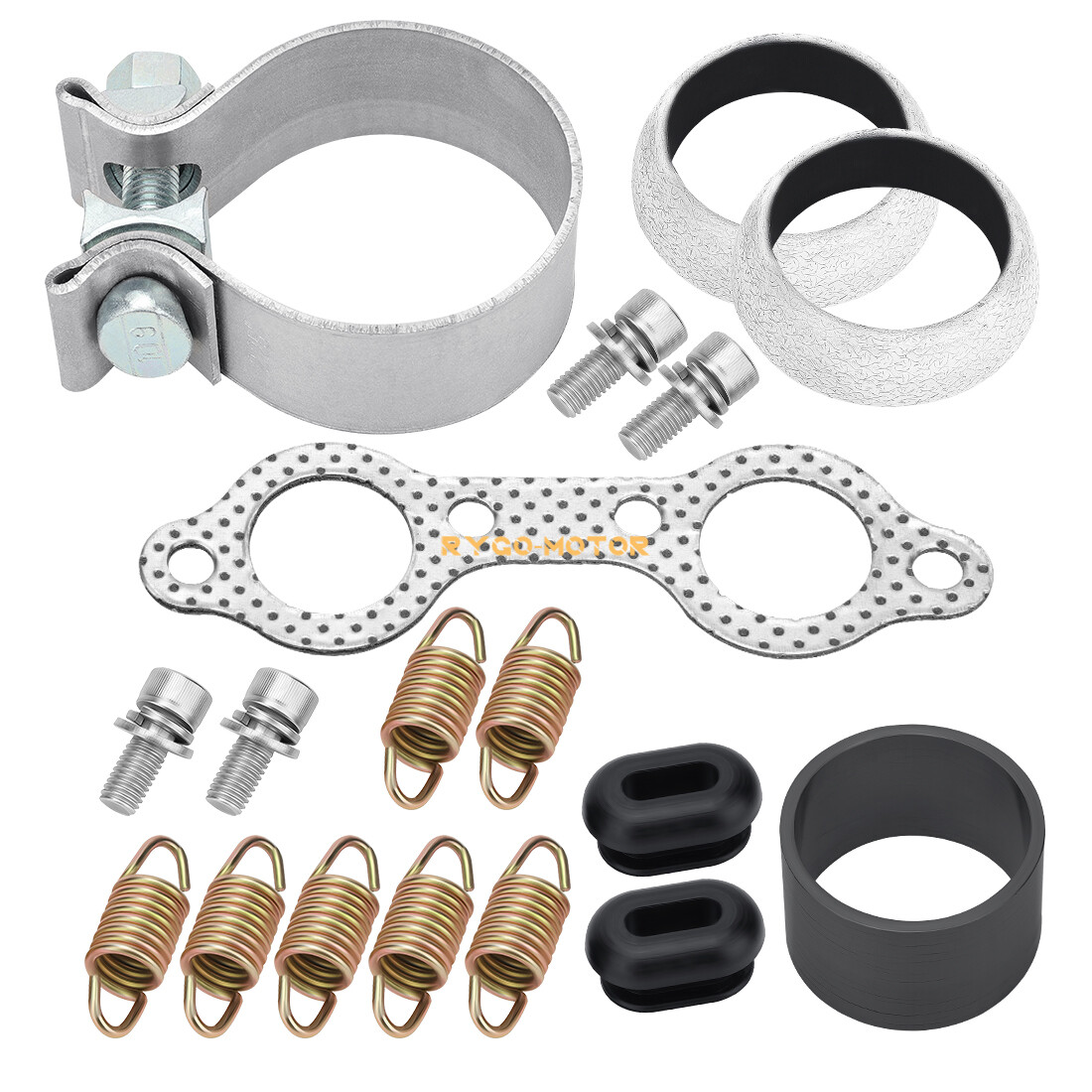 Exhaust Muffler Gasket Seal Spring Kit for Polaris RZR 800 2008-2011 7081382