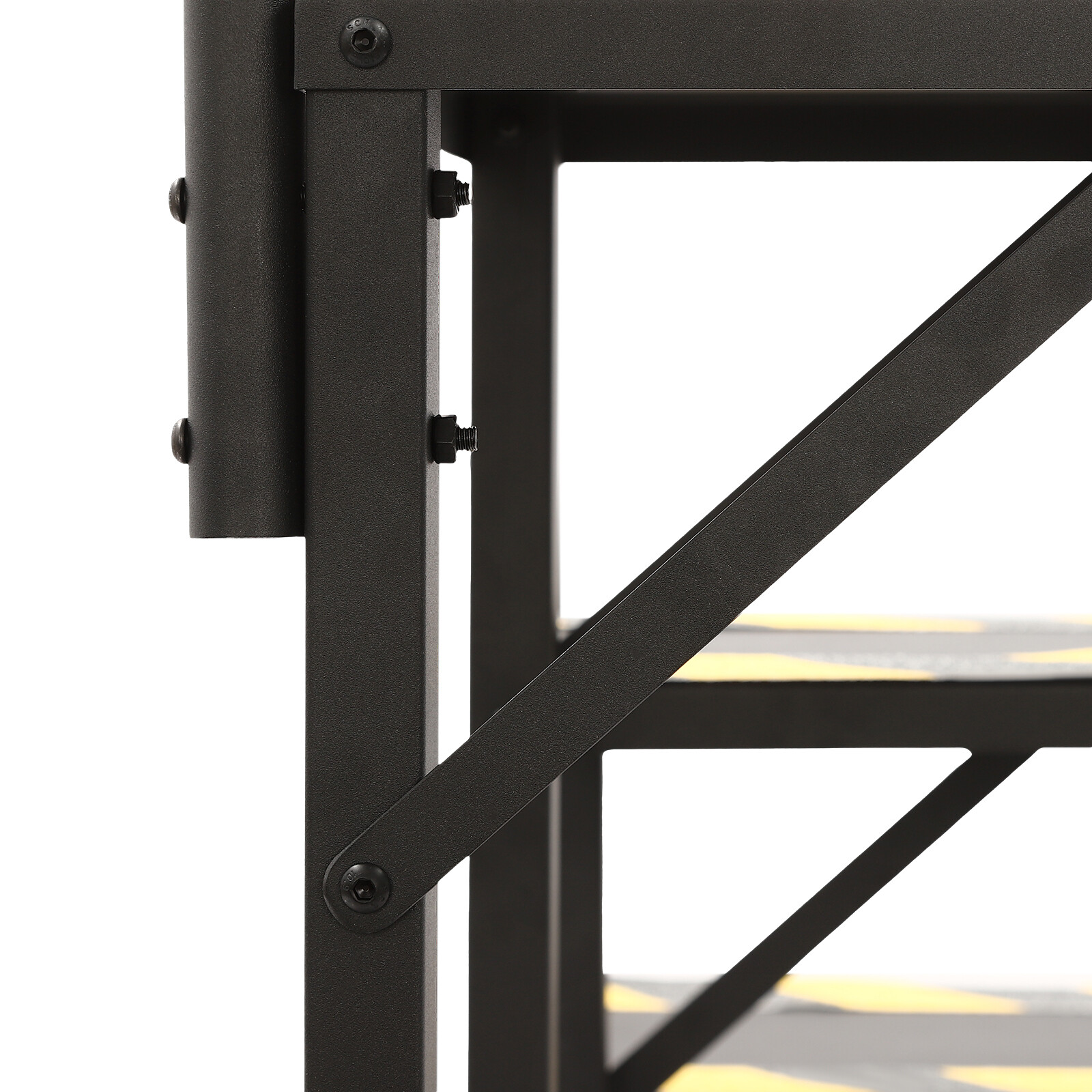 4-Steps Ladder W/ Handrails Swimming Pool Ladder Above Ground Stair Step Stool