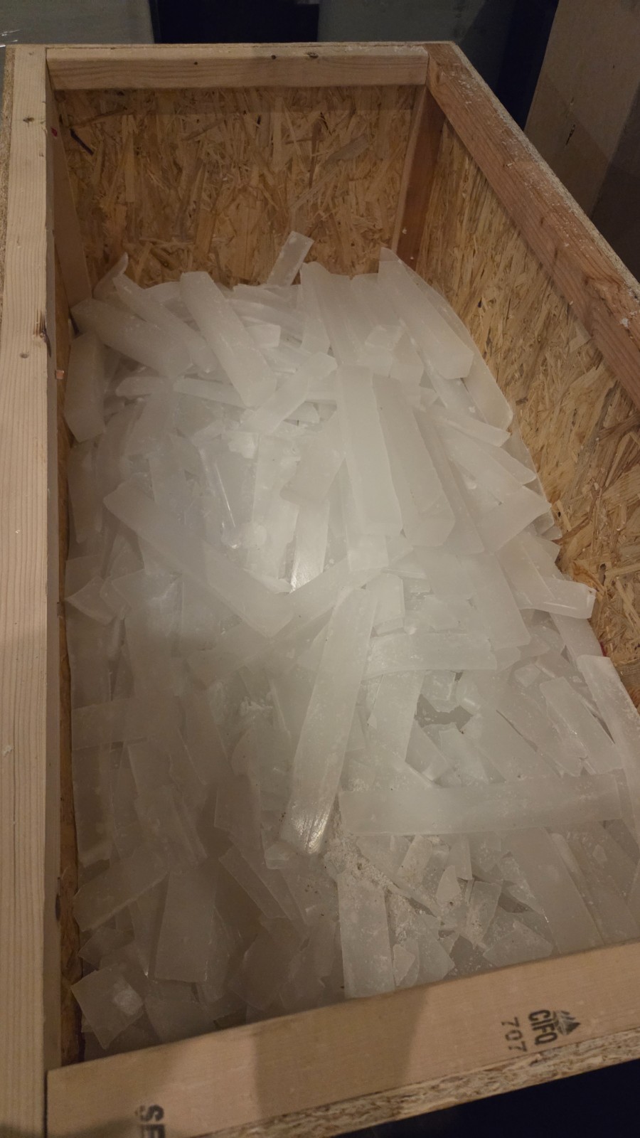 Paraffin Wax - Clean 10 lb Slab - White/clear