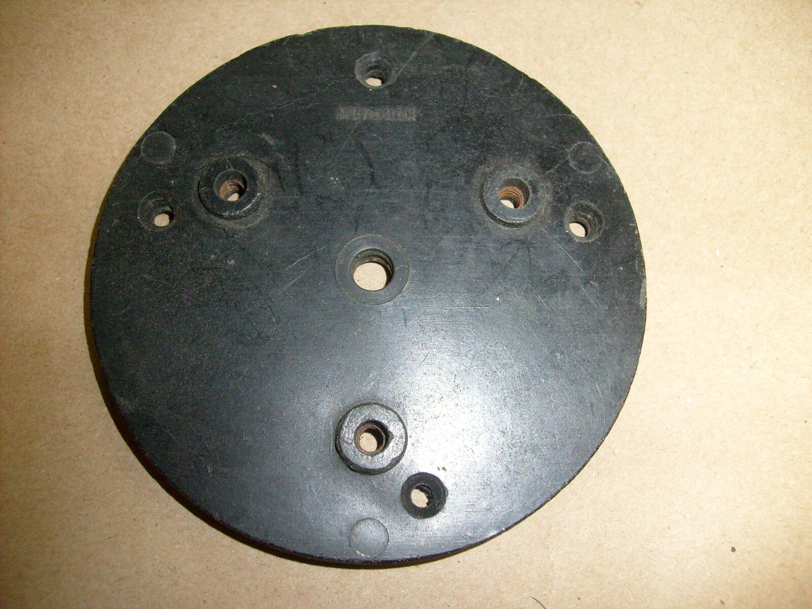 ANTIQUE MURDOCK  1920'S WIRELESS RADIO - TUNING CAPACITOR  BASE PLATE
