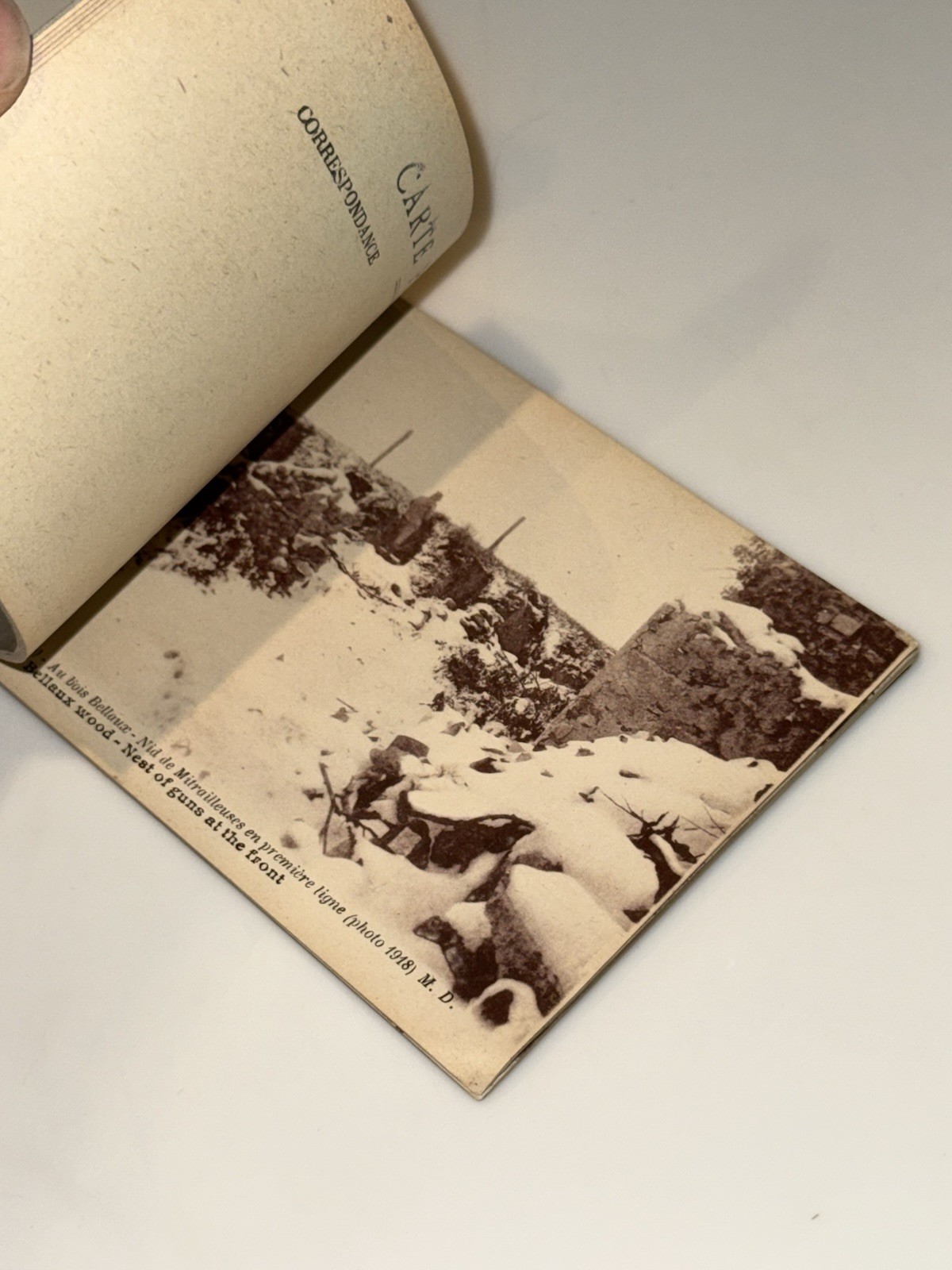 Vintage SET/12 Postcards Chateau-Thierry France Apres le Bombardement WW1 1918