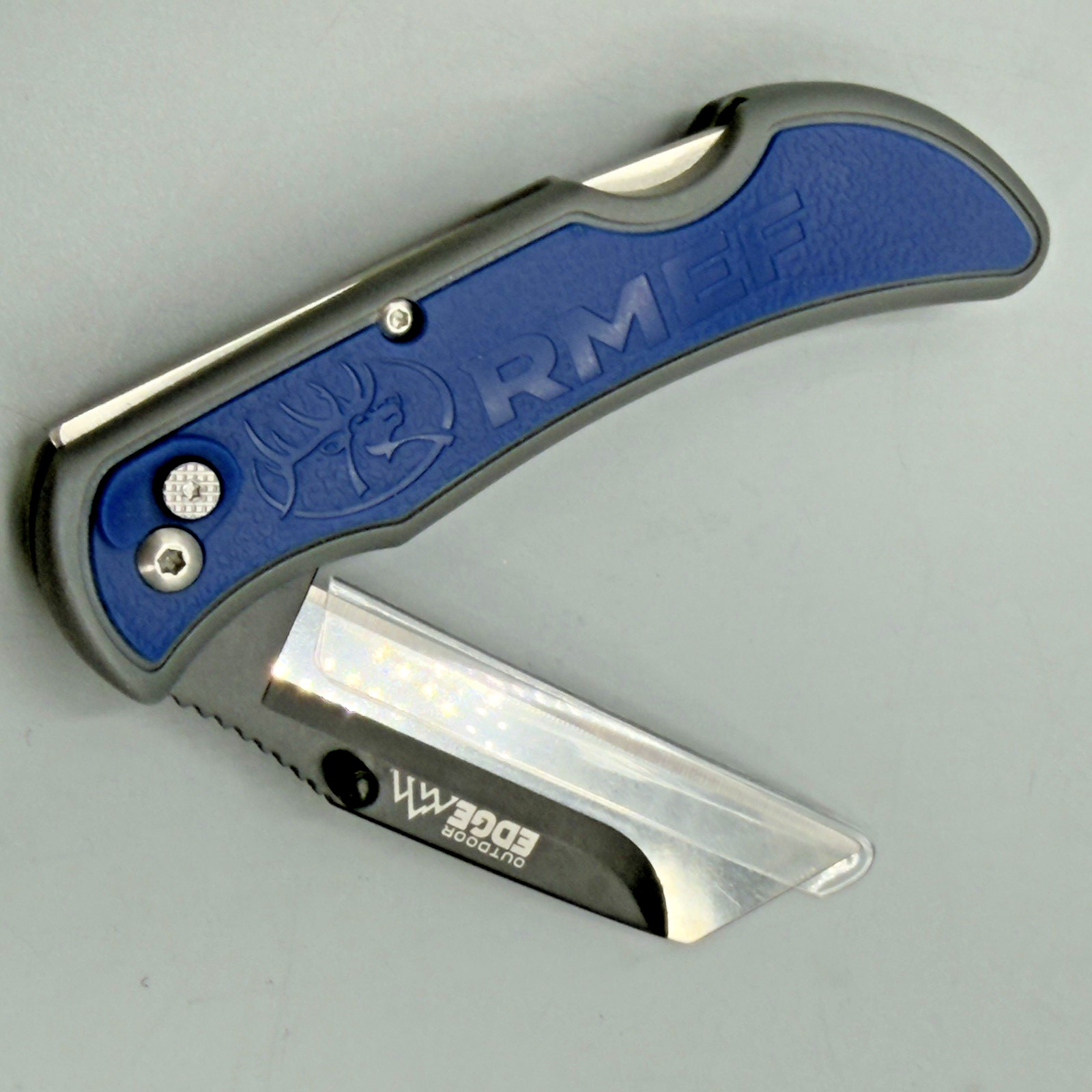 NEW RMEF Outdoor Edge Knife Set NIB Never Used Extra Blade