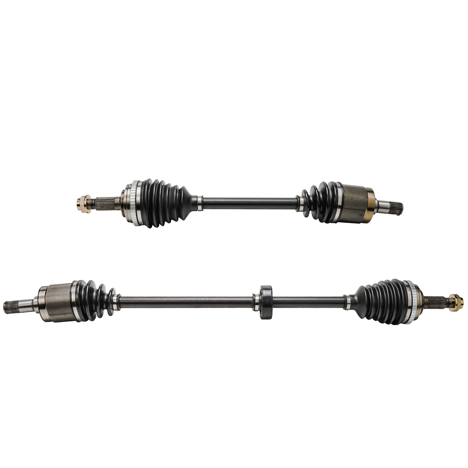 Pair Front Driver and Passenger Side CV Axle Shafts for 1992 - 2000 Honda Civic