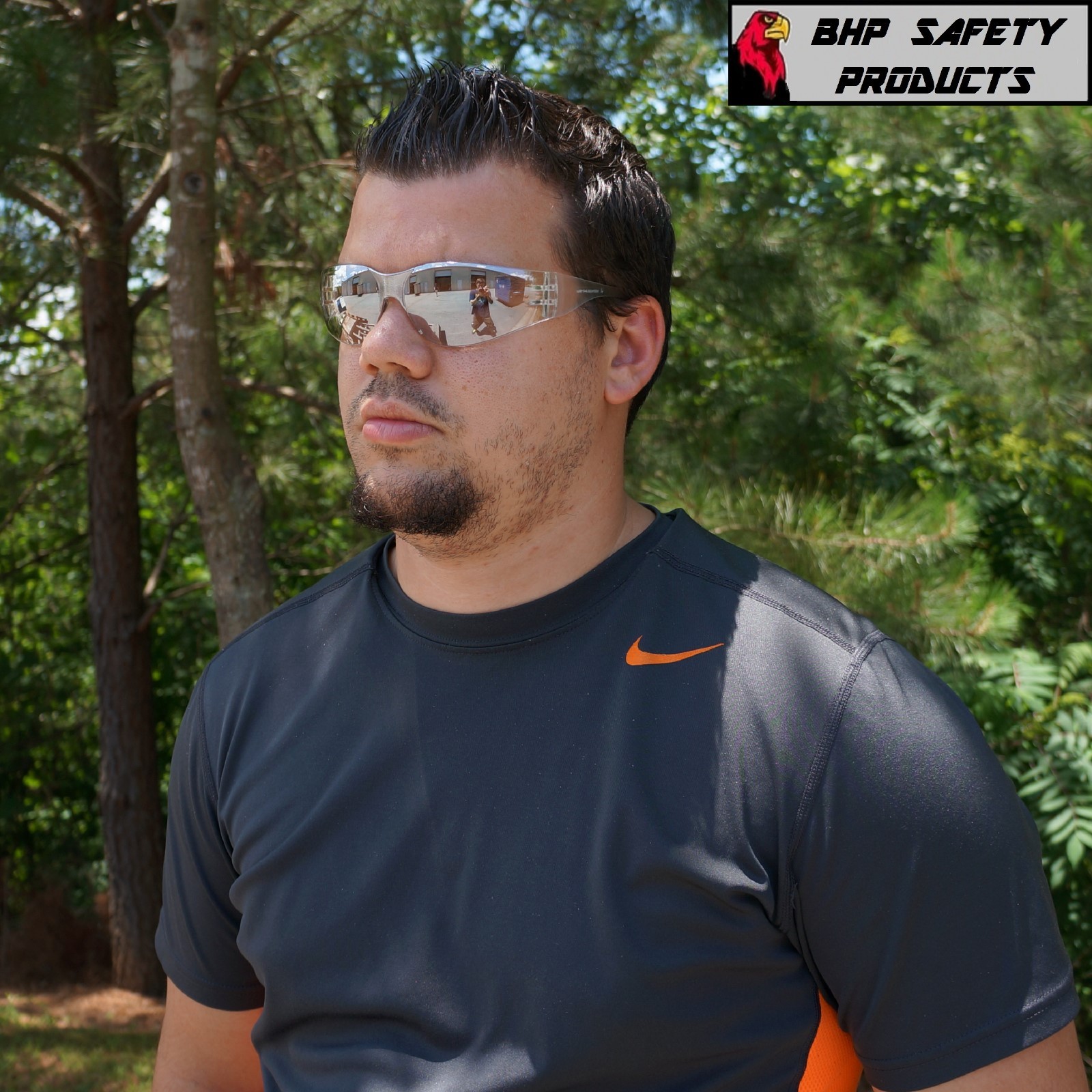 PYRAMEX INTRUDER SAFETY GLASSES I/O MIRROR LENS INDOOR/OUTDOOR S4180S (12 PAIR)