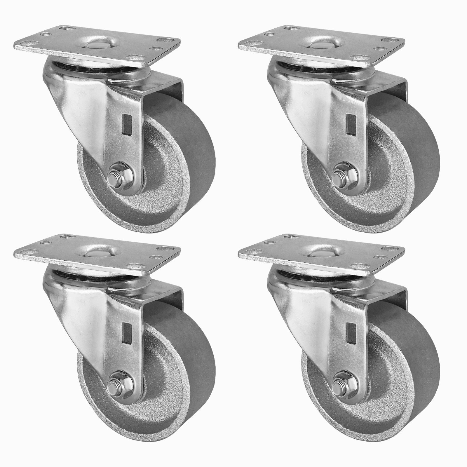 Syration's 3inch Industrial small Casters,Steel plate Casters