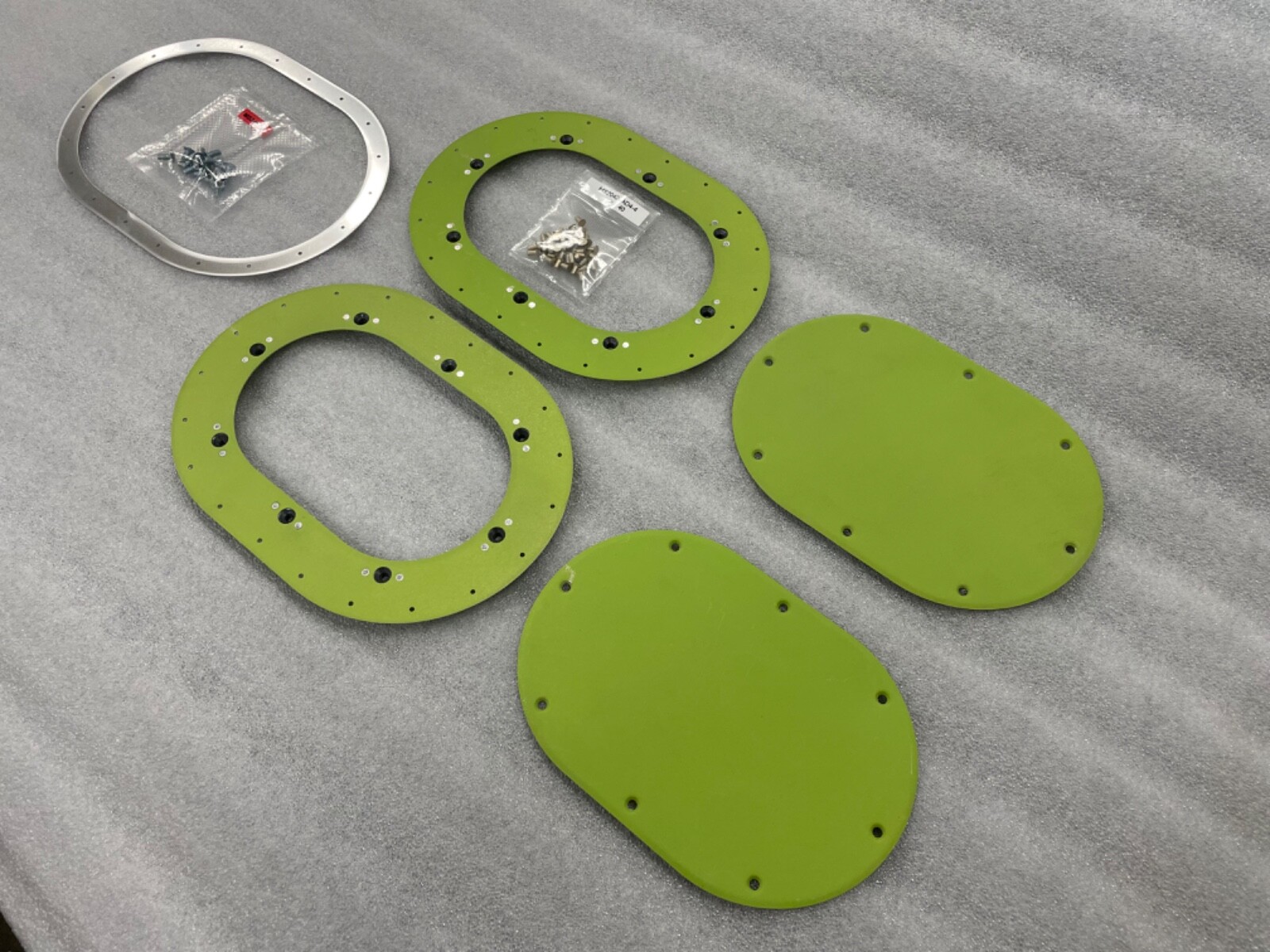 ✈️ PIPER SERVICE HOLE KIT 765-106 WITH DRILL JIG , INSPECTION ACCESS HOLE KIT