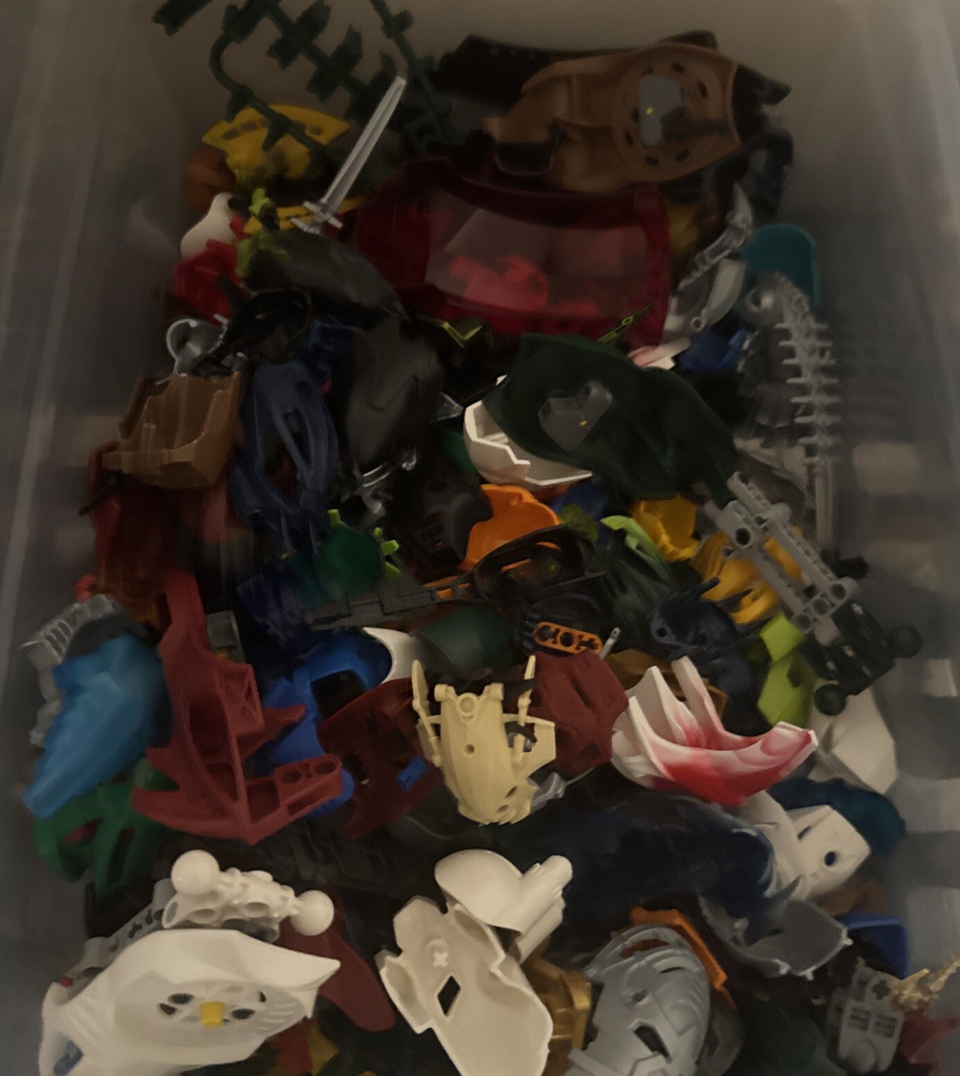 Lego 50 Random Bionicle Technic and/or Hero Factory Pieces Parts Bulk With Masks