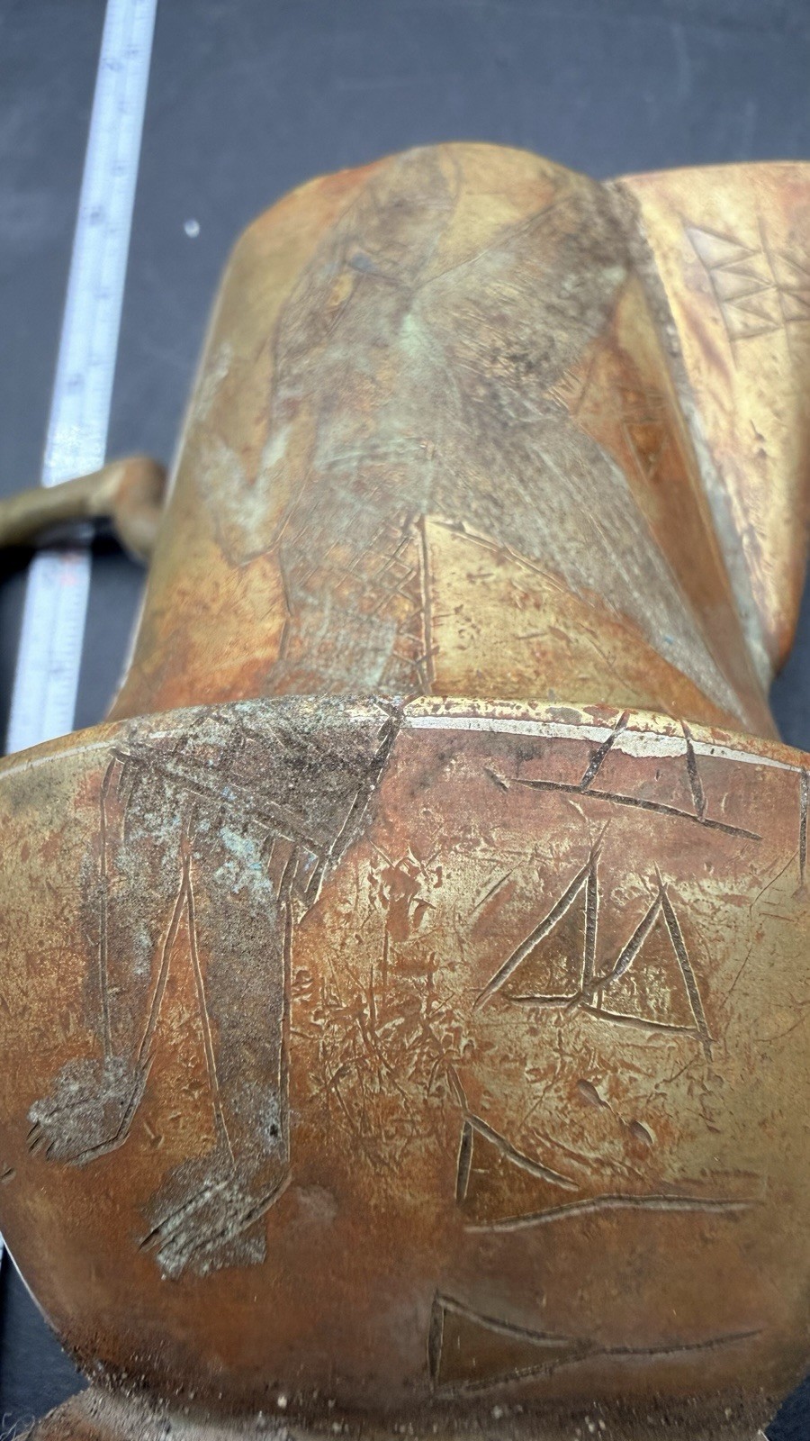 Glowing Bronze Vessel With Winged Beings From Tula Hidalgo Ojuelos