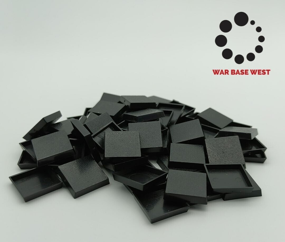 Lot Of 60 20mm Square Bases Used For Warhammer Fantasy Empire Skink Skaven