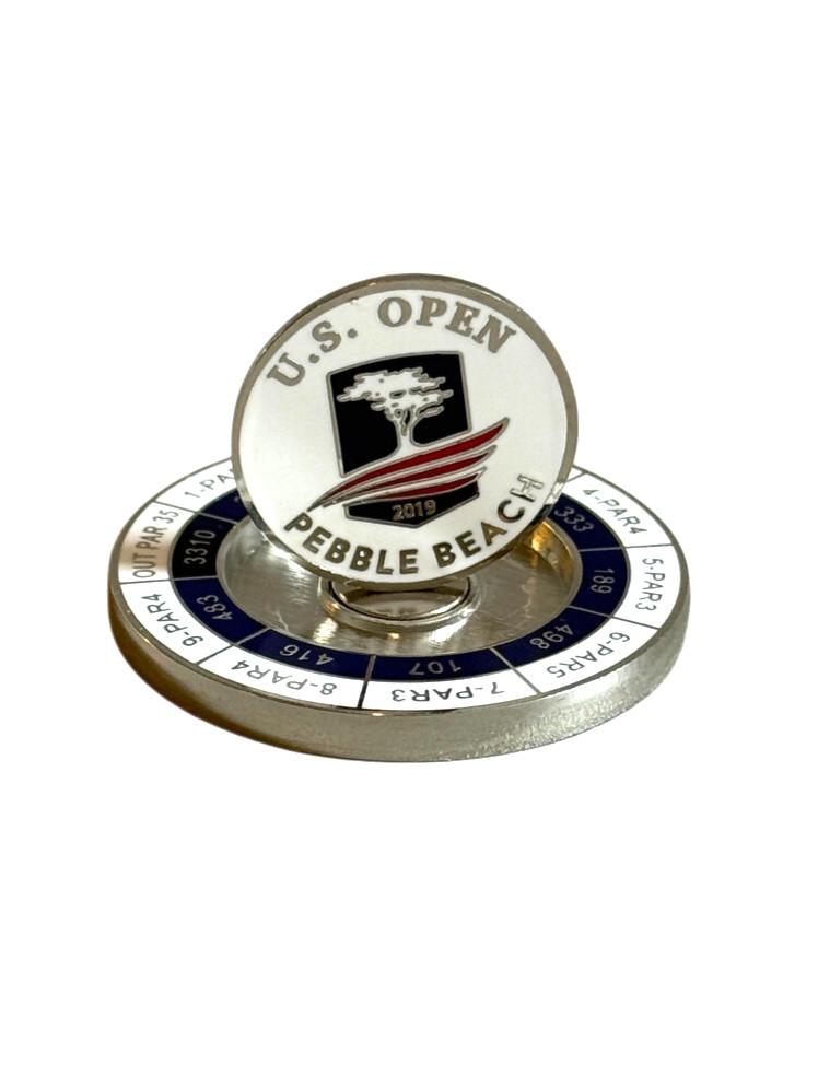 US Open Pebble Beach Golf Links Magnetic Coin and 2 Sided Ball Marker
