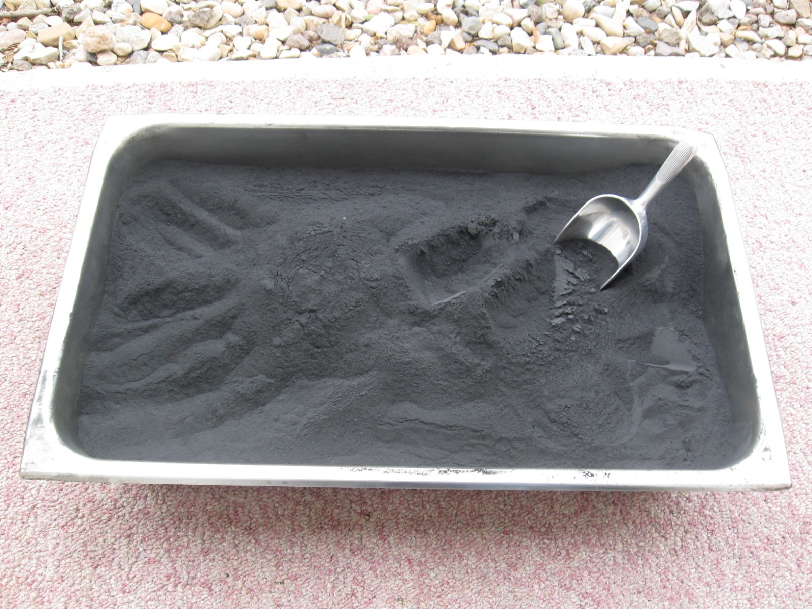 Magnetite Powder (Black Iron Oxide), Natural, High Quality, 22 Pounds.