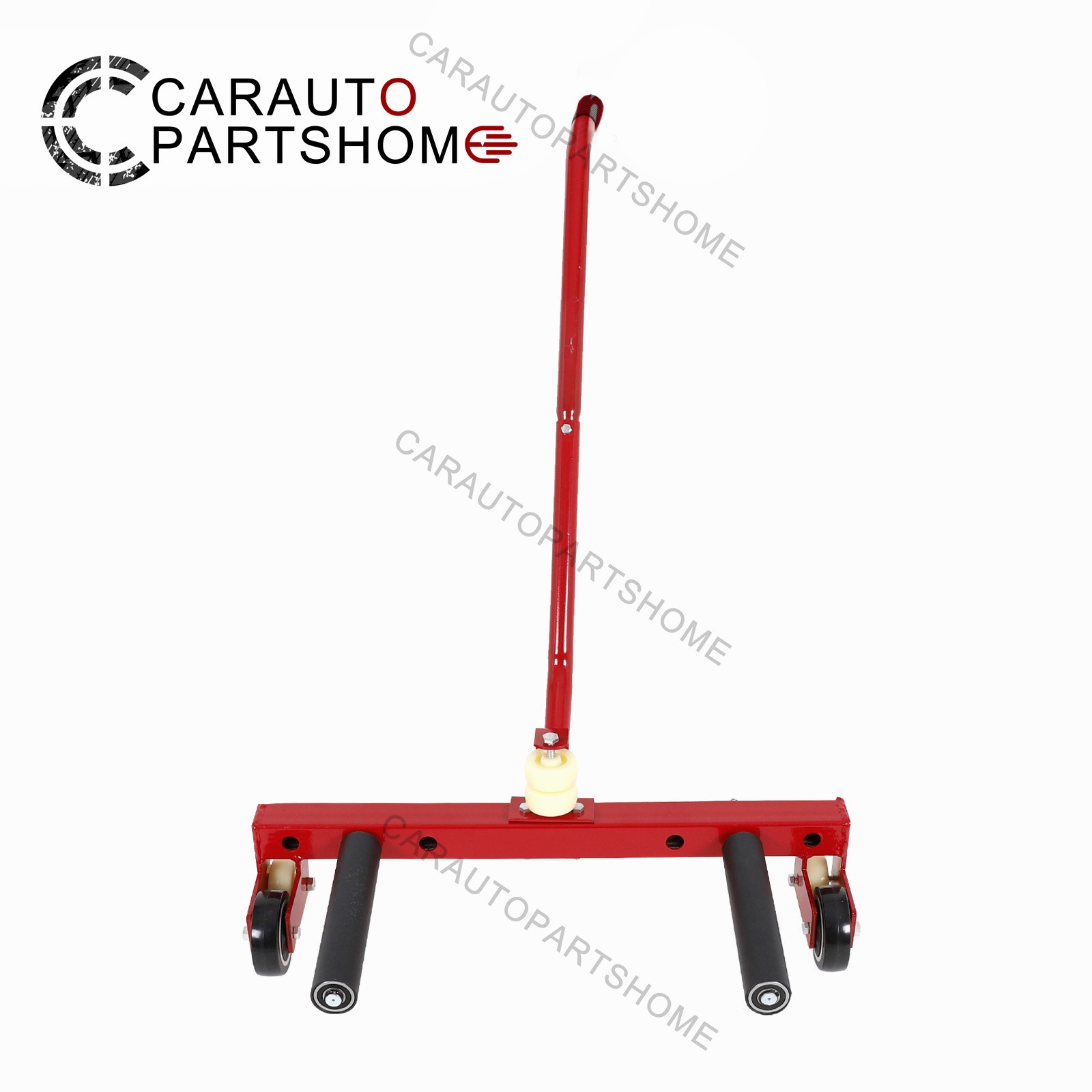Heavy-Duty Adjustable Tire Wheel Dolly 330 LBS Moving Tool Cart Wheel Lift Red