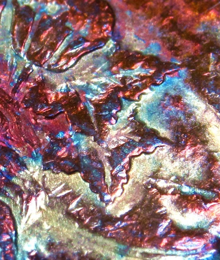 1896 Morgan Dollar Toned Silver ✪ MS ✪ Colorful Rainbow Toning~Gold Magenta Blue