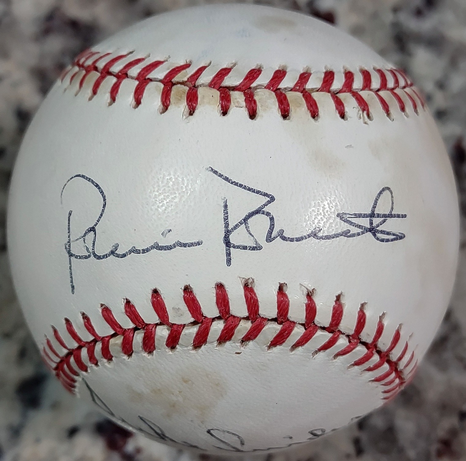Duke Snider & Robin Roberts Signed Rawlings National League Baseball JSA COA
