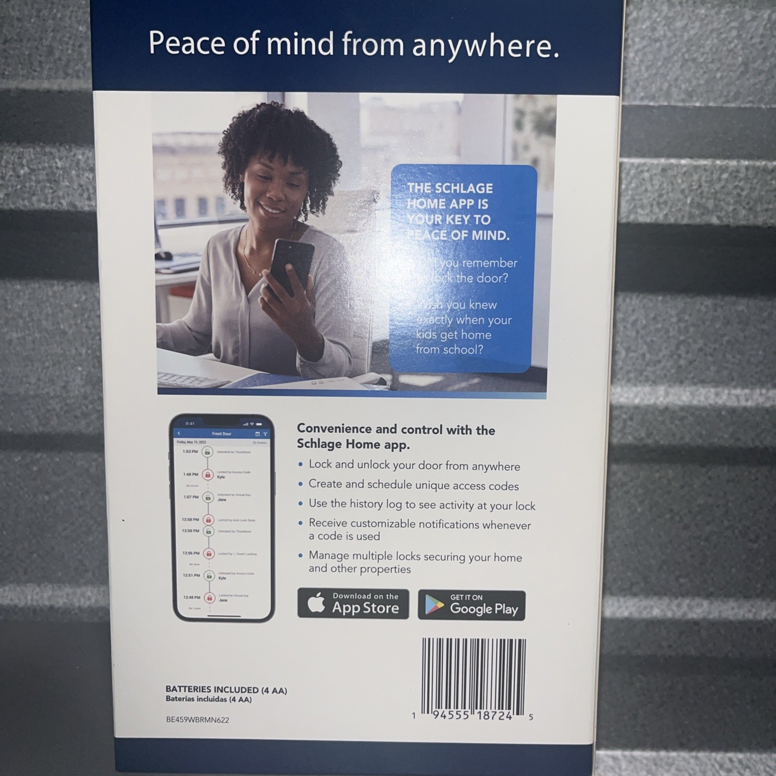 SCHLAGE ARRIVE - Remsen Matte Black - Smart Wifi Deadbolt lock *NEW and SEALED*