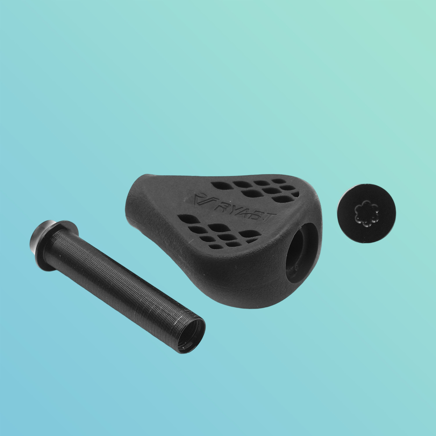 RYABT 35mm-BK TPE Flat Reel Power Knob For Shimano Nasci FC 1000-5000 Curado SLX