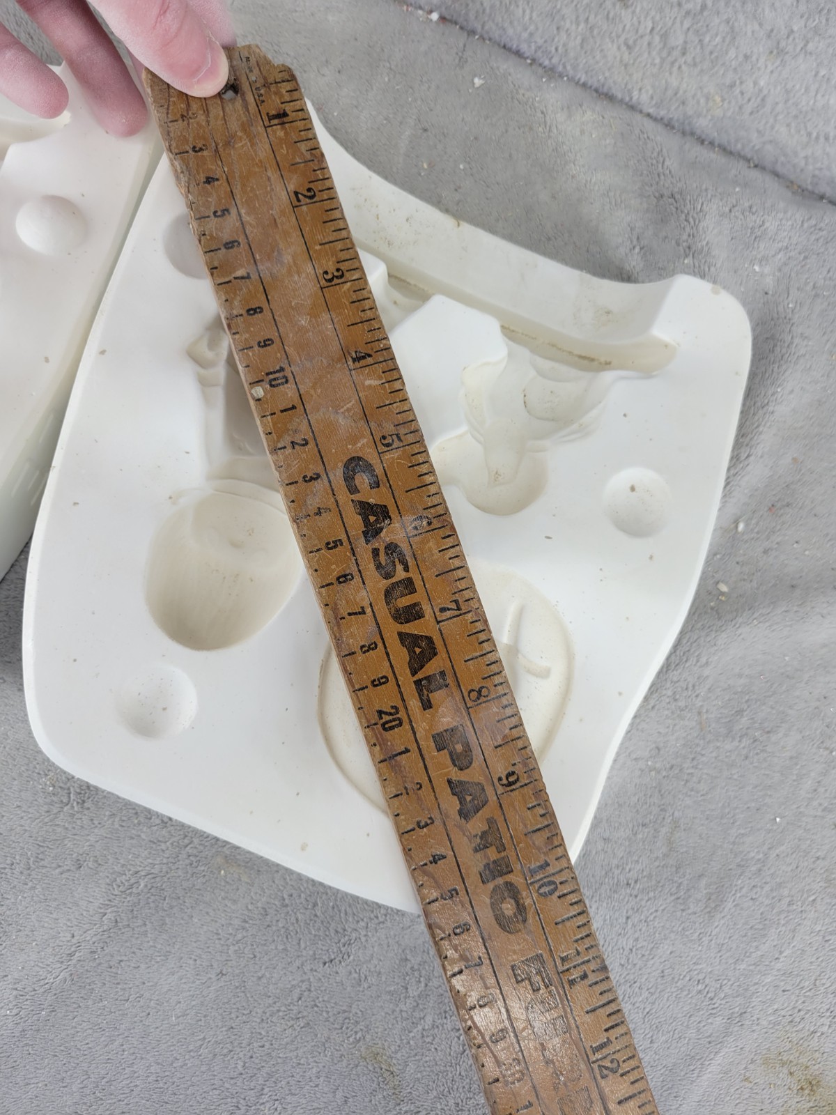 Vintage Ceramic Slip Casting Mold Of Little Clown With Hat Kimple 453