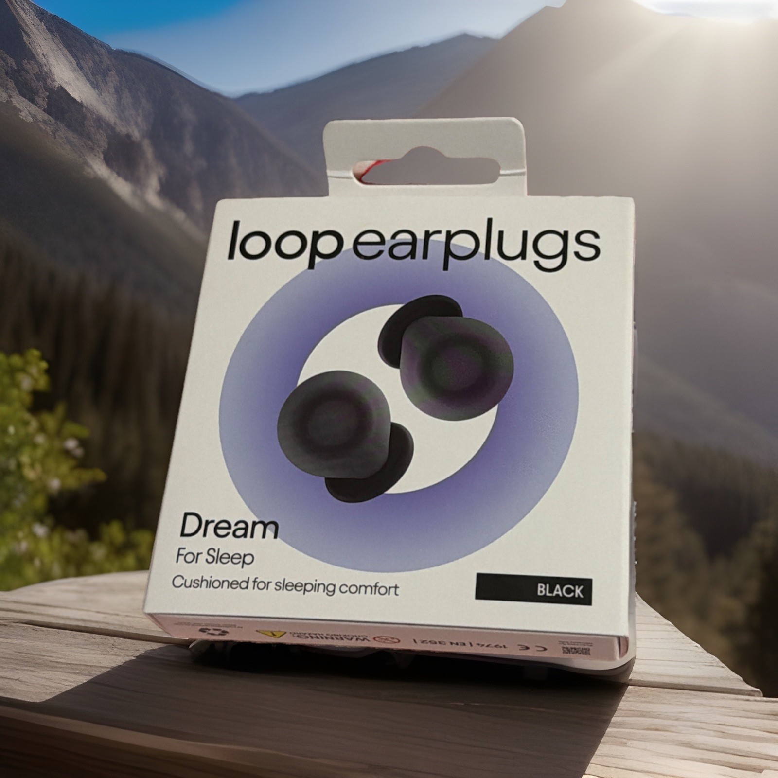 Loop Dream Earplugs for Sleep – Black Noise Reduction 27dB Comfortable Soft NEW