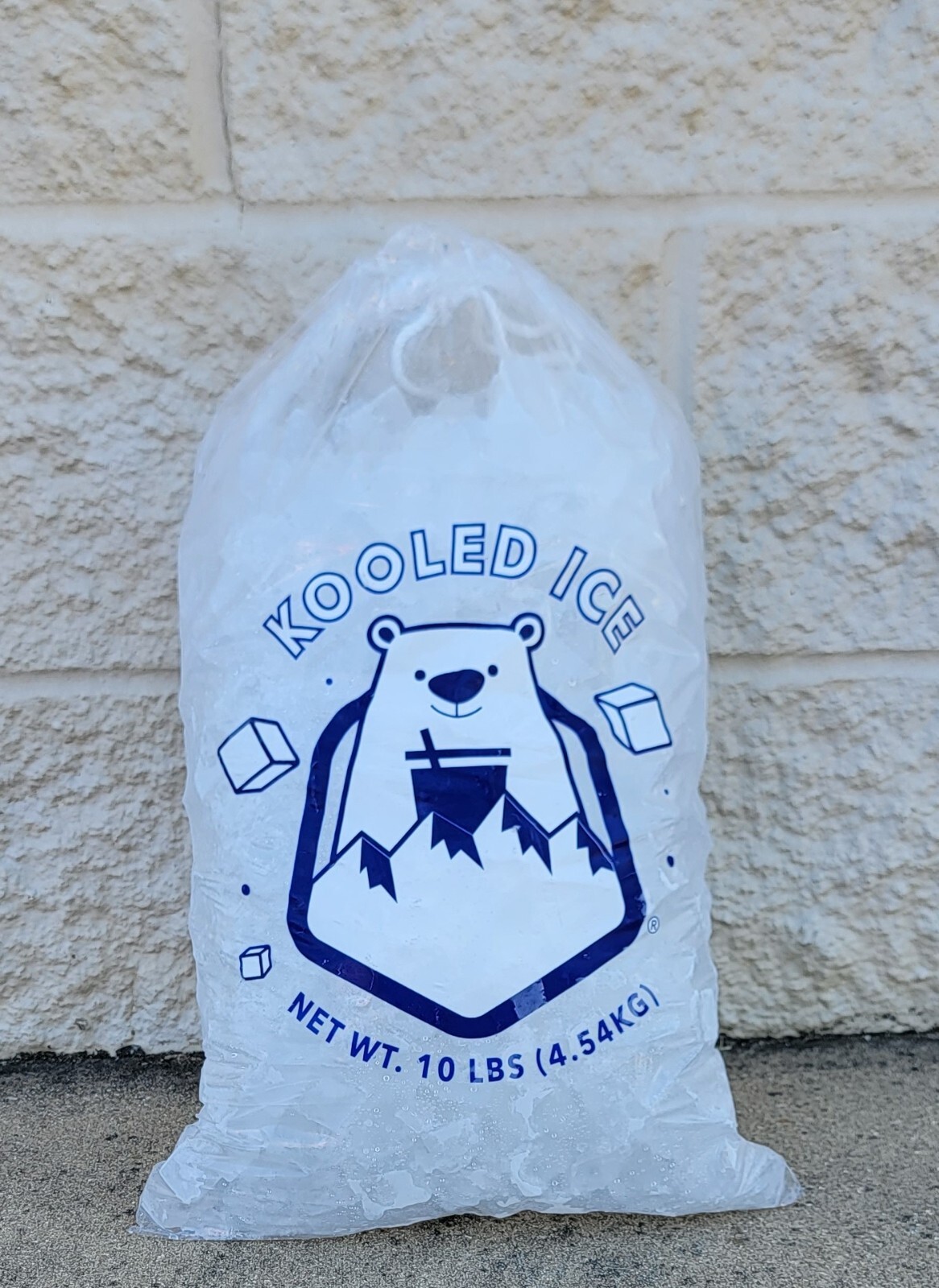 8 lb / 10 lb / 20 lb Ice Bags with Drawstring