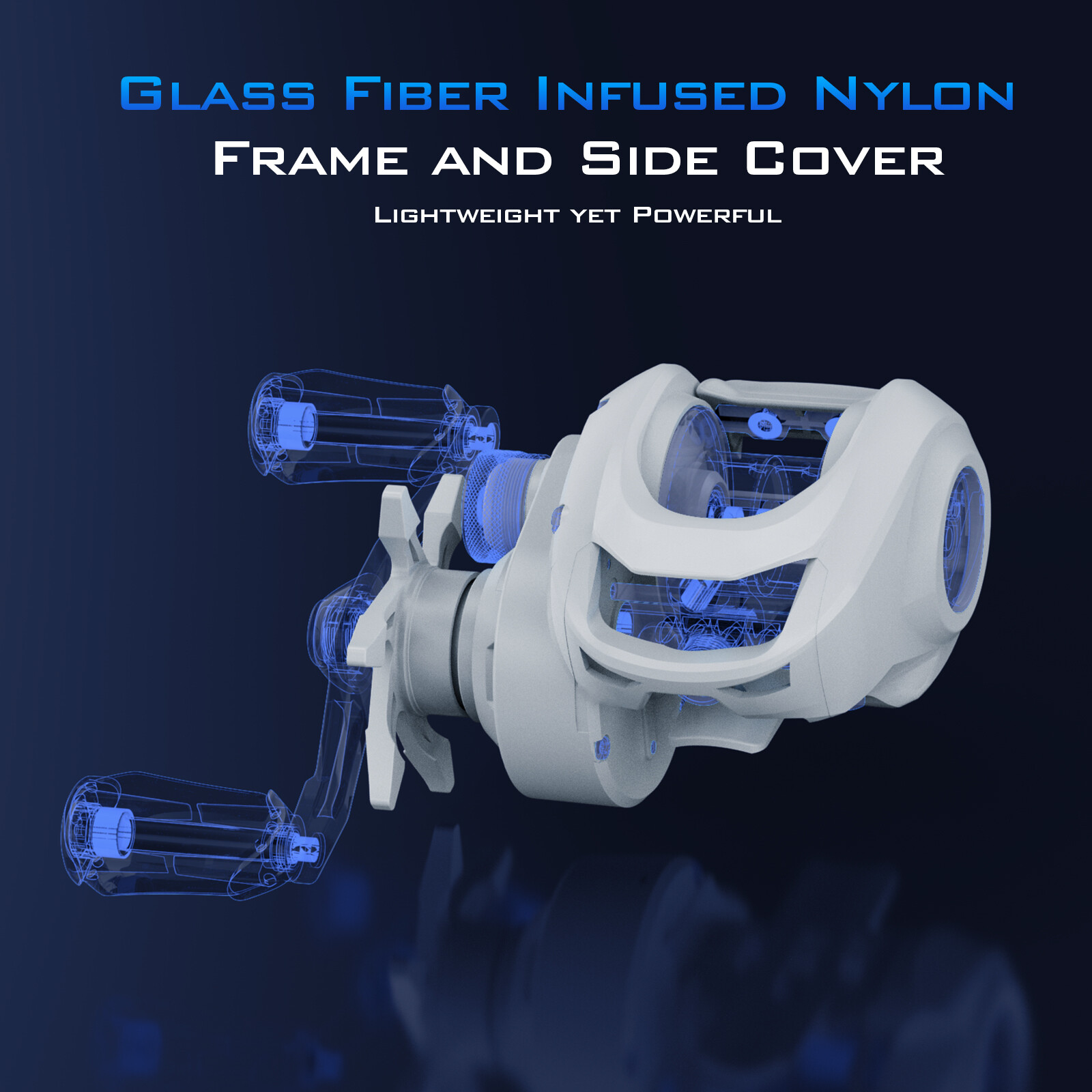 KastKing Centron Lite Baitcasting Reel Lightweight High Speed Fishing reel-Right