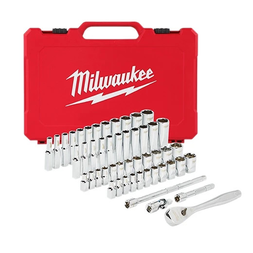 Milwaukee 48-22-9004 1/4Dr SAE/Metric Socket Mechanics Tool Set(AUTH USA DEALER!