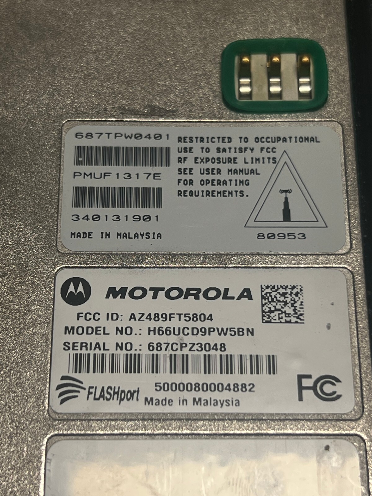 Motorola XTS1500 700 800 MHz P25 Digital 2-Way Radio H66UCD9PW5BN - Used