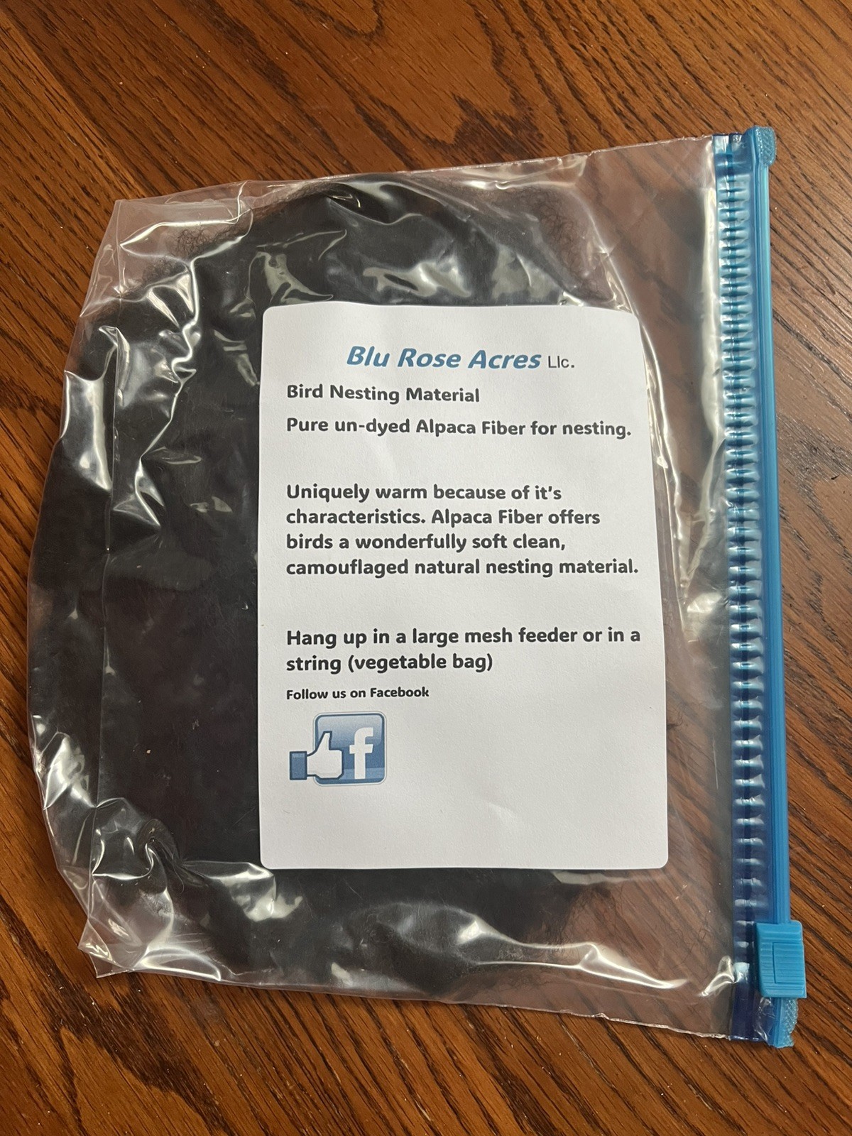 Bird Nesting Alpaca Fiber Material 