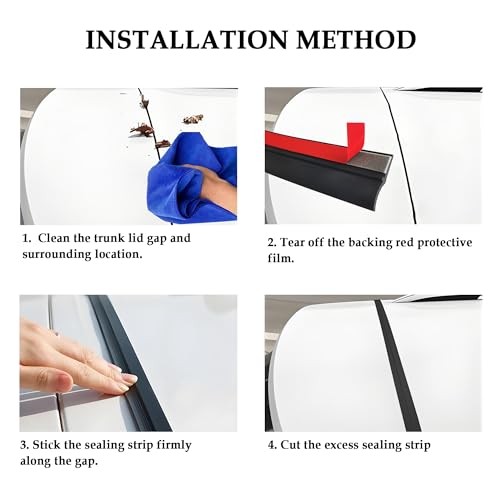 5.25Ft Car Weather Stripping,Automotive Weather Stripping for Trunk Lid