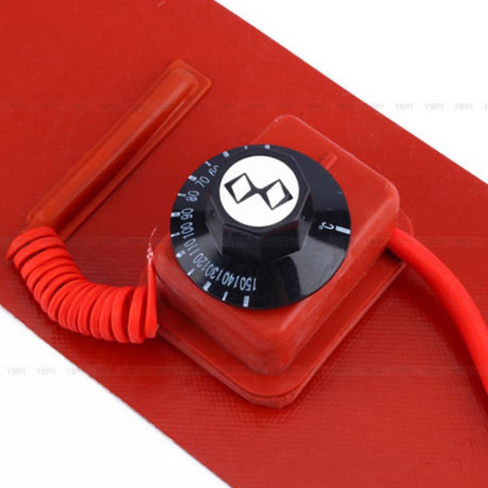 110V Oil Drum Heater Silicone Heating Blanket 1740*250*1.8mm Rubber Heater 2000W
