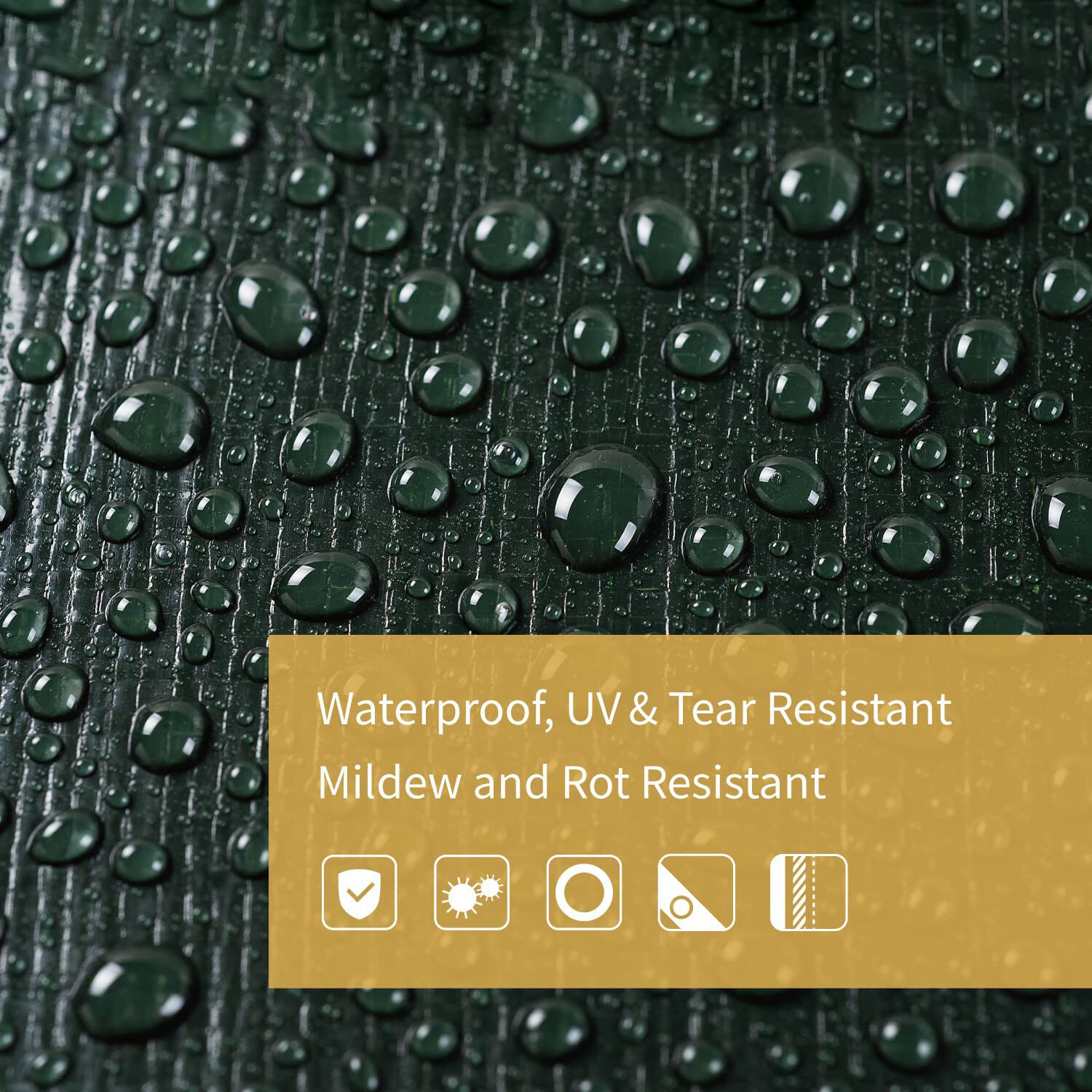 Heavy Duty Tarp Poly Tarpaulin Boat Tent Waterproof Outdoor Canopy Shade Cover