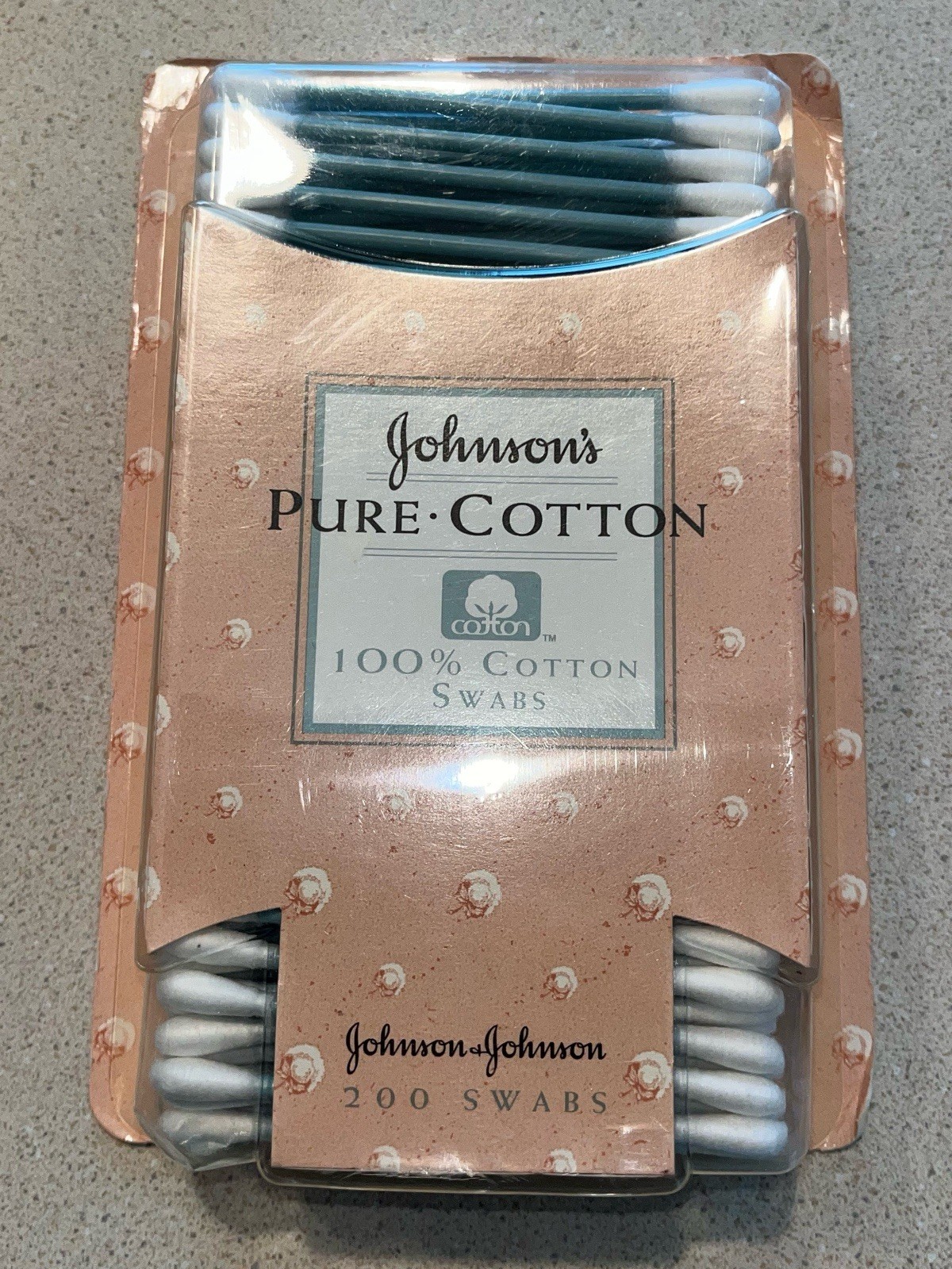 Vintage Johnson's Pure Cotton Swabs 200 Count New