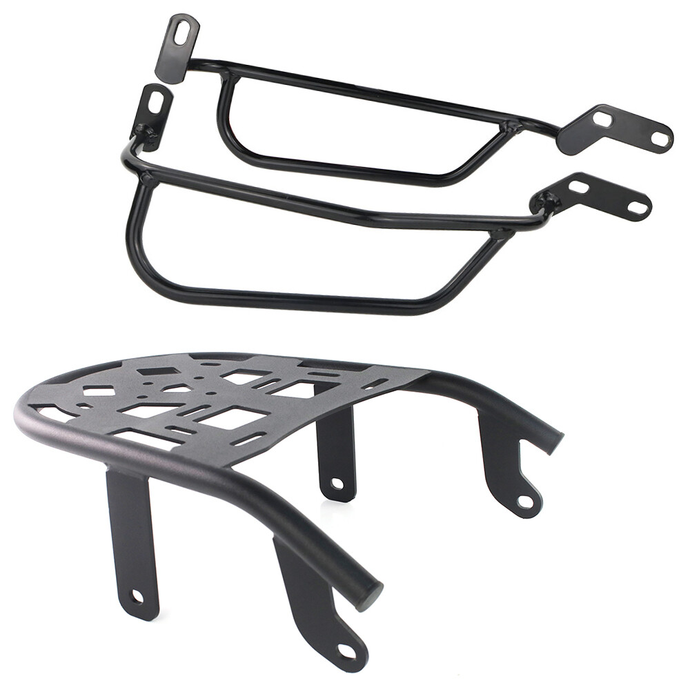 Fit For Suzuki DR650 1996-2025 Rear Luggage Rack & Side Crash Bar Protector Set
